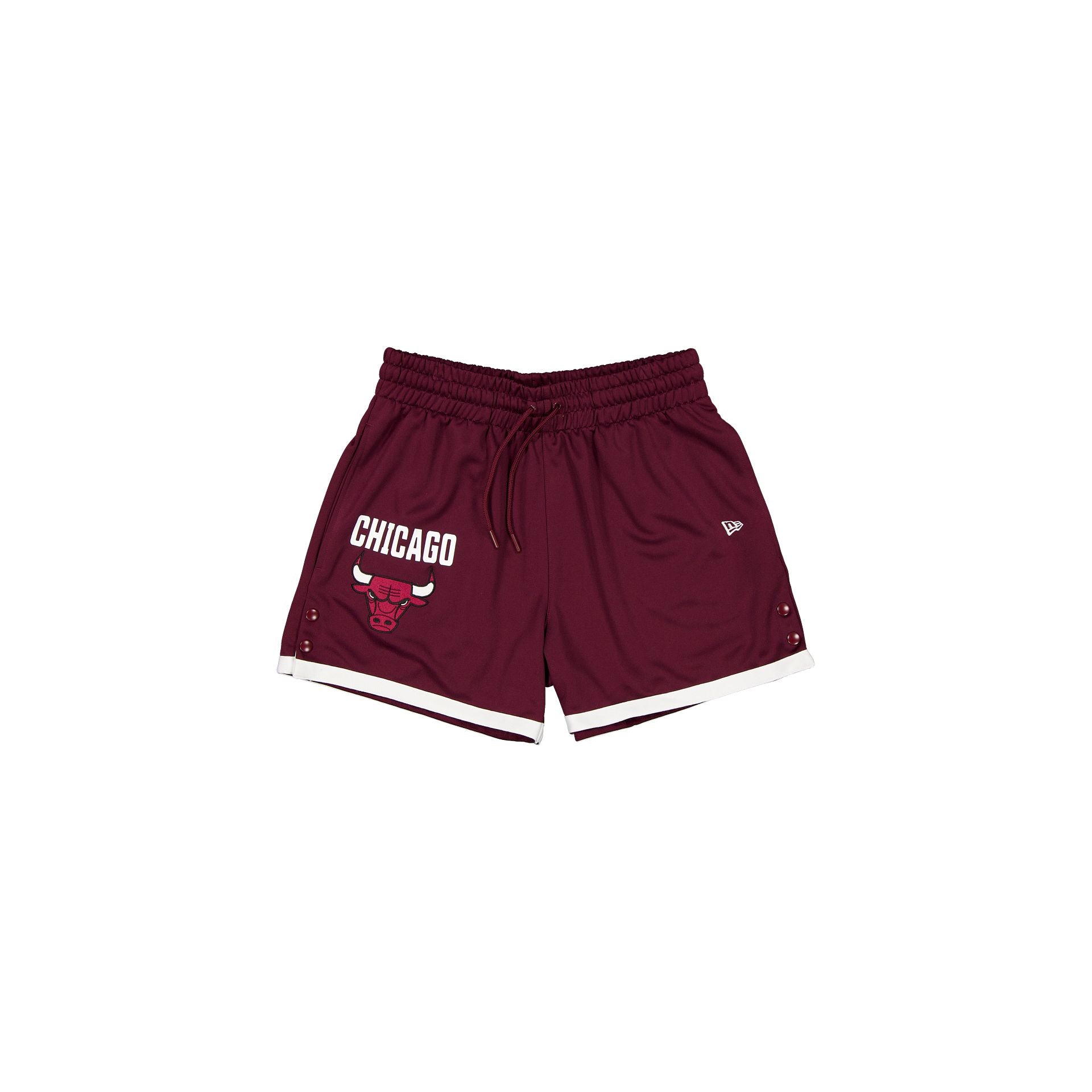 new era Logo Dark Red Shorts