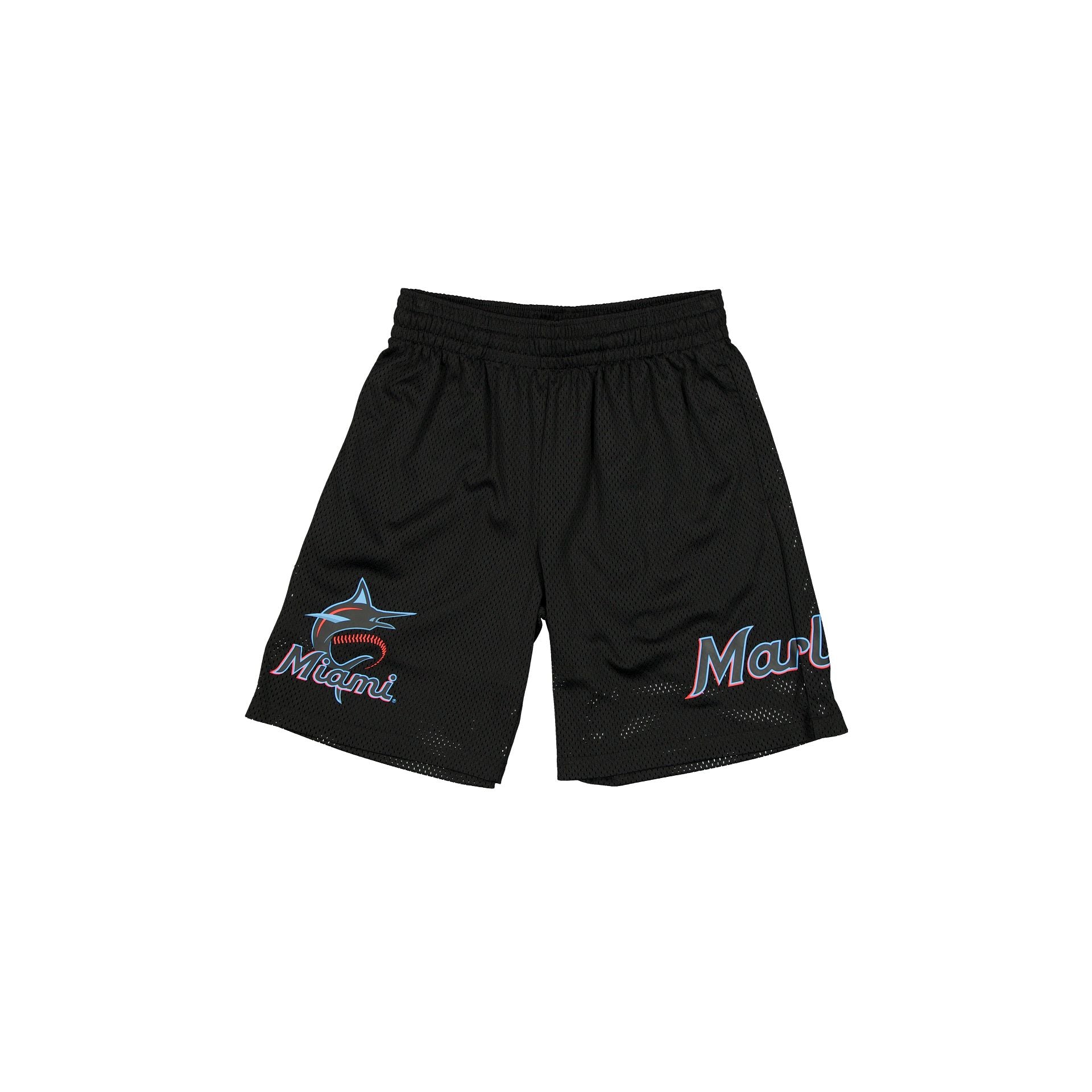 new era Mesh Black Shorts