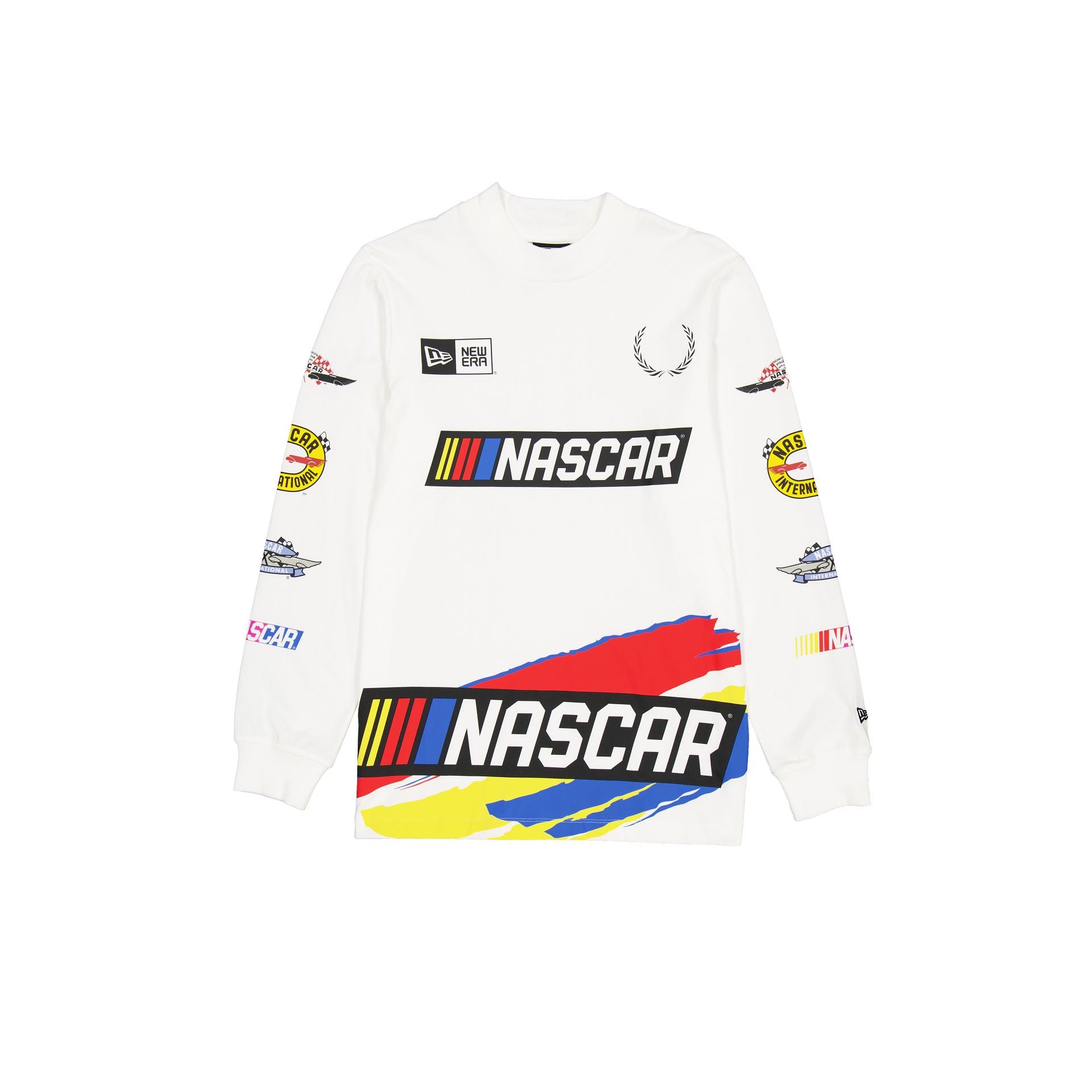 new era Modern Speed White Long Sleeve T-Shirt