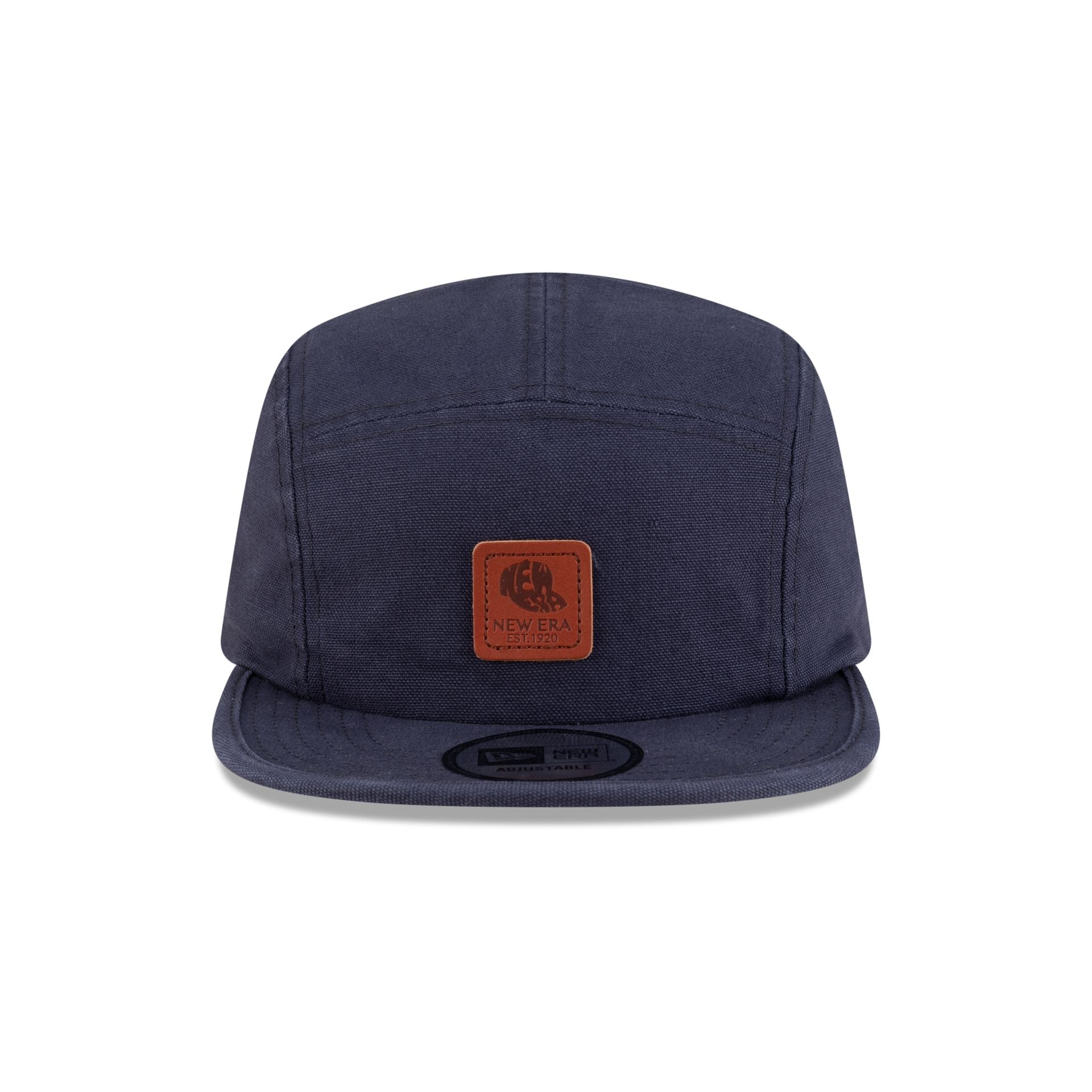 New Era Navy Duck Canvas Camper Strapback
