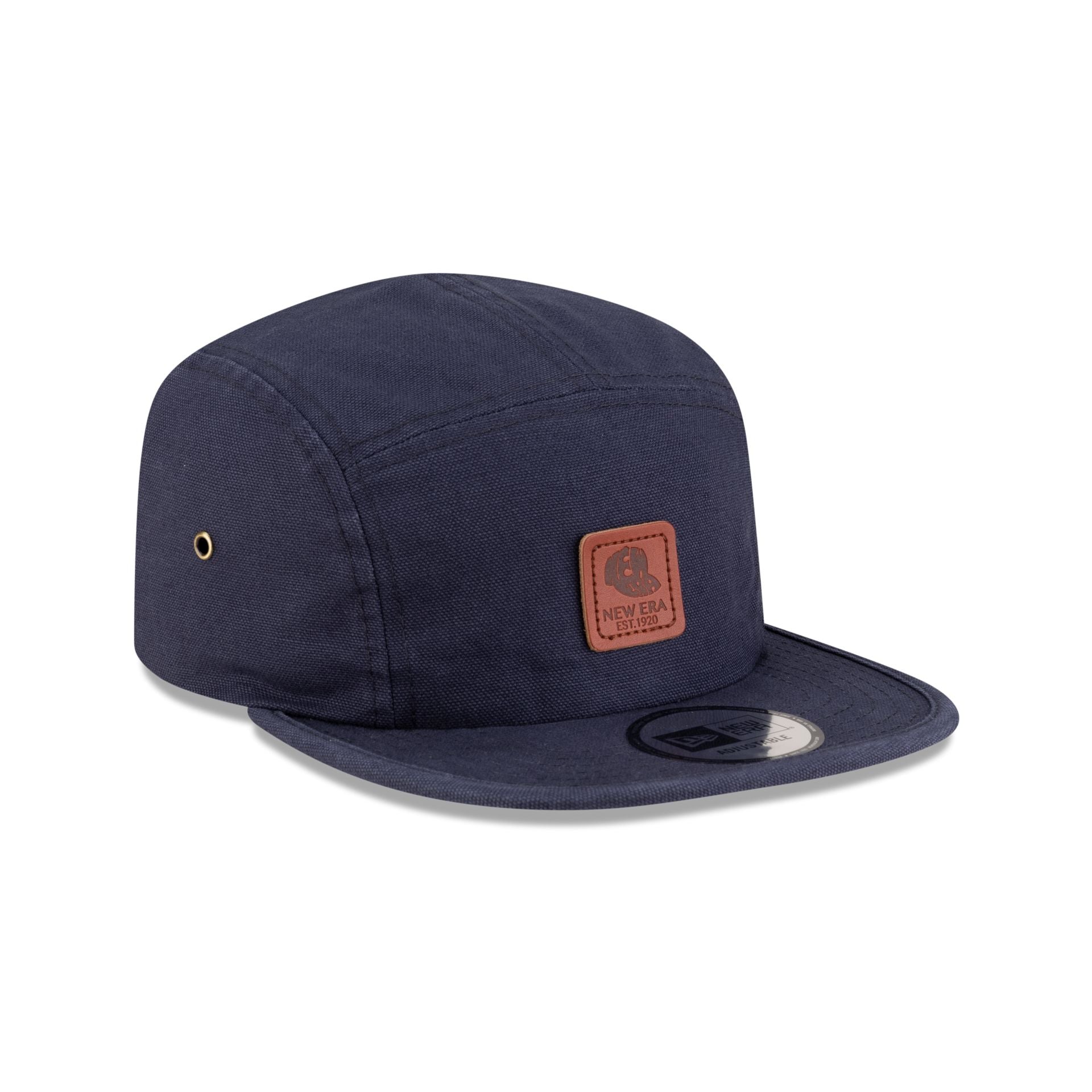New Era Navy Duck Canvas Camper Strapback