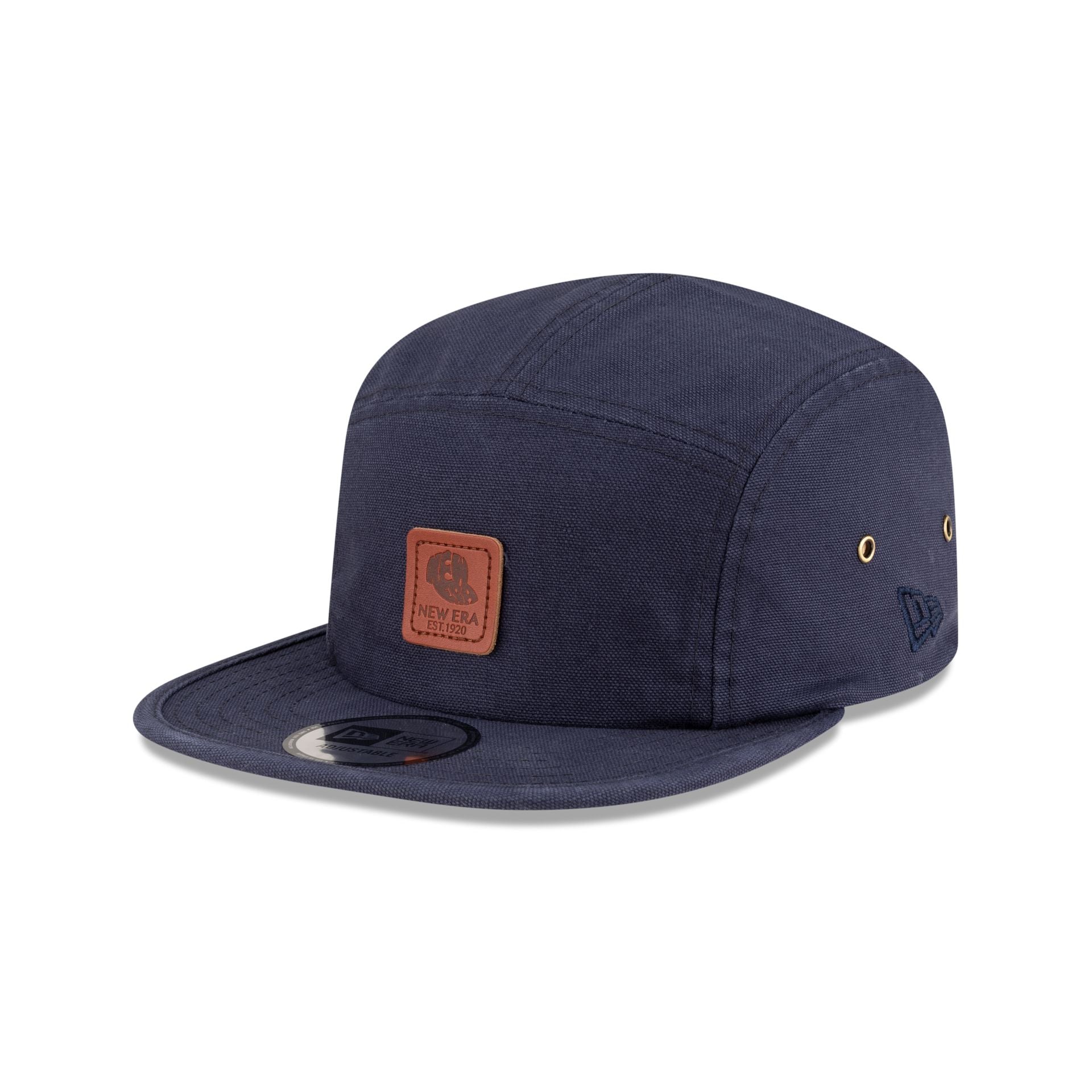 new era Navy Duck Canvas Camper Strapback