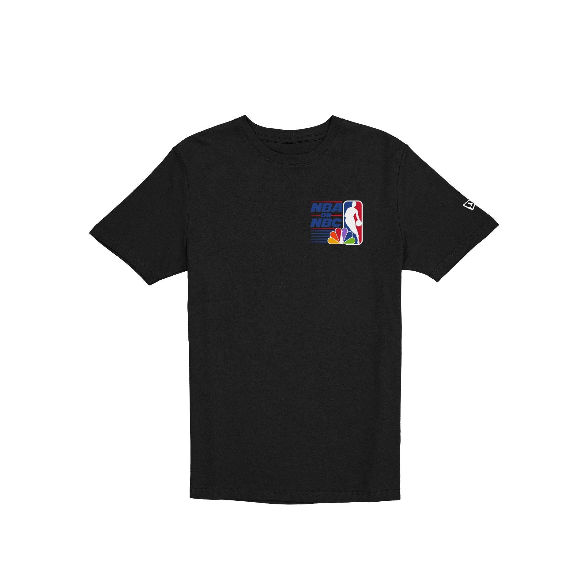 new era NBA on NBC Black T-Shirt