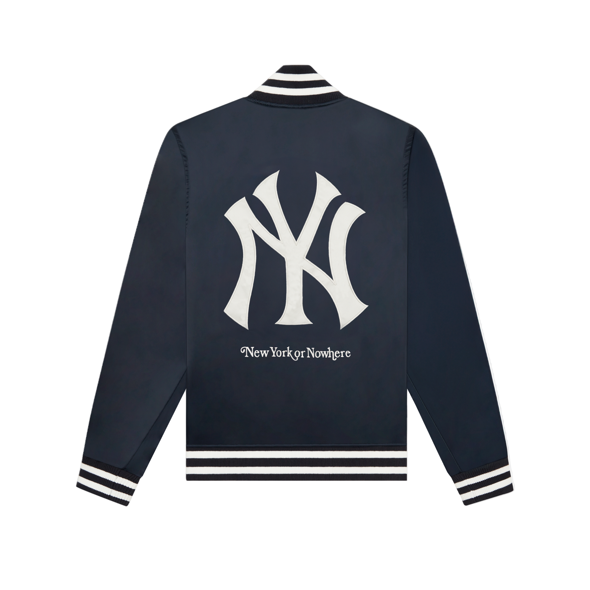 New Era New York Or Nowhere Midnight Satin Jacket