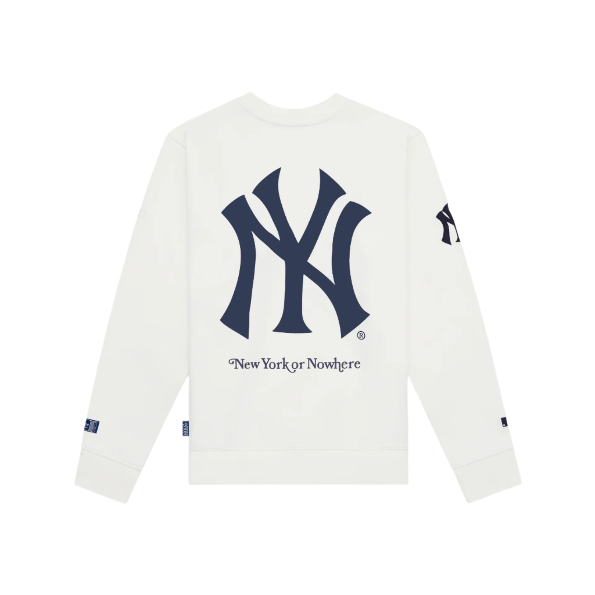 New Era New York Or Nowhere Optic White Crewneck