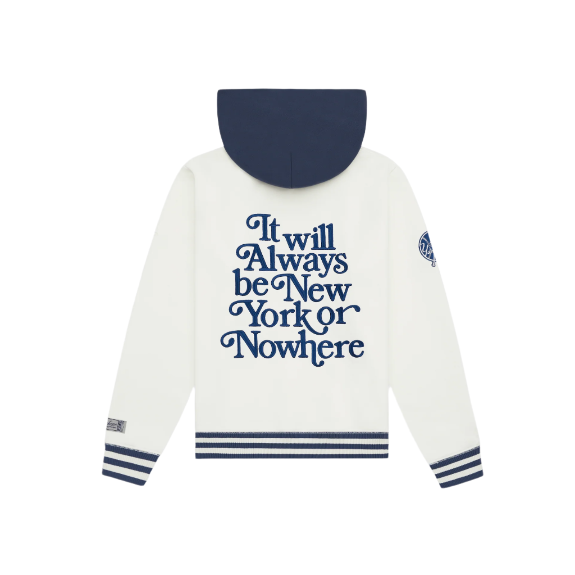 New Era New York Or Nowhere White Motto Hoodie