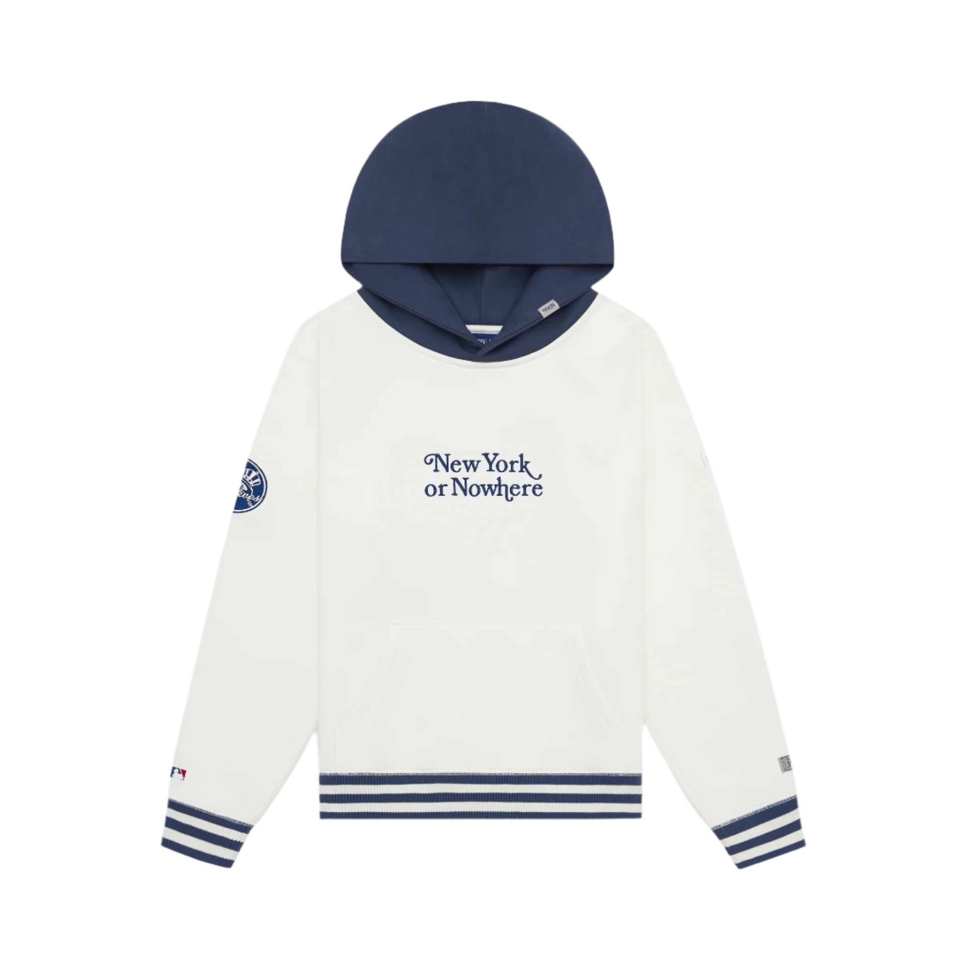 new era New York or Nowhere White Motto Hoodie