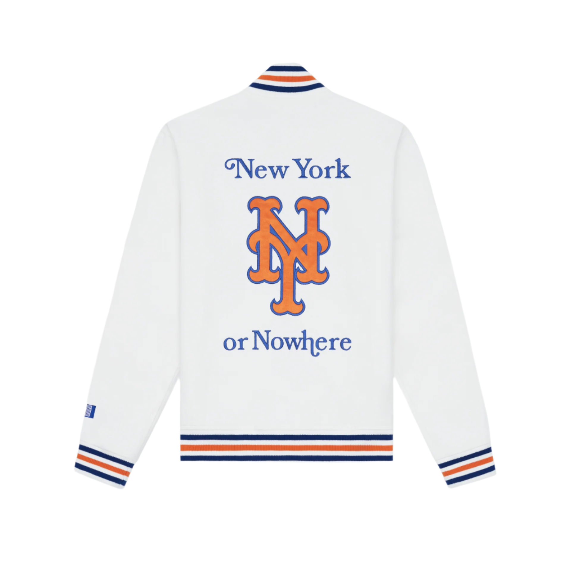 New Era New York Or Nowhere White Varsity Jacket