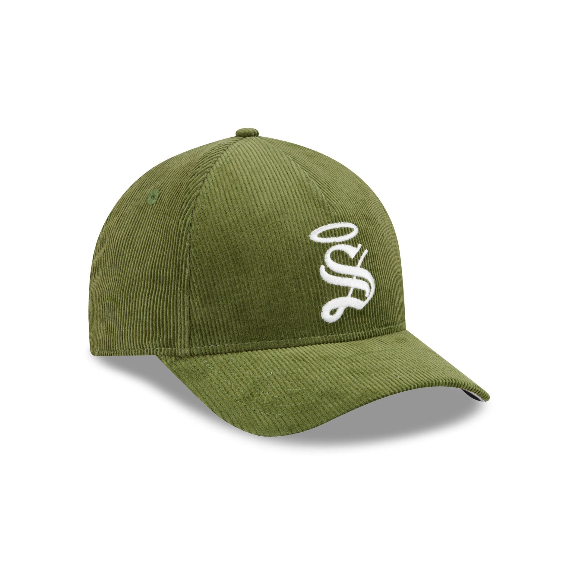 New Era Olive Corduroy 9FORTY M-Crown Snapback