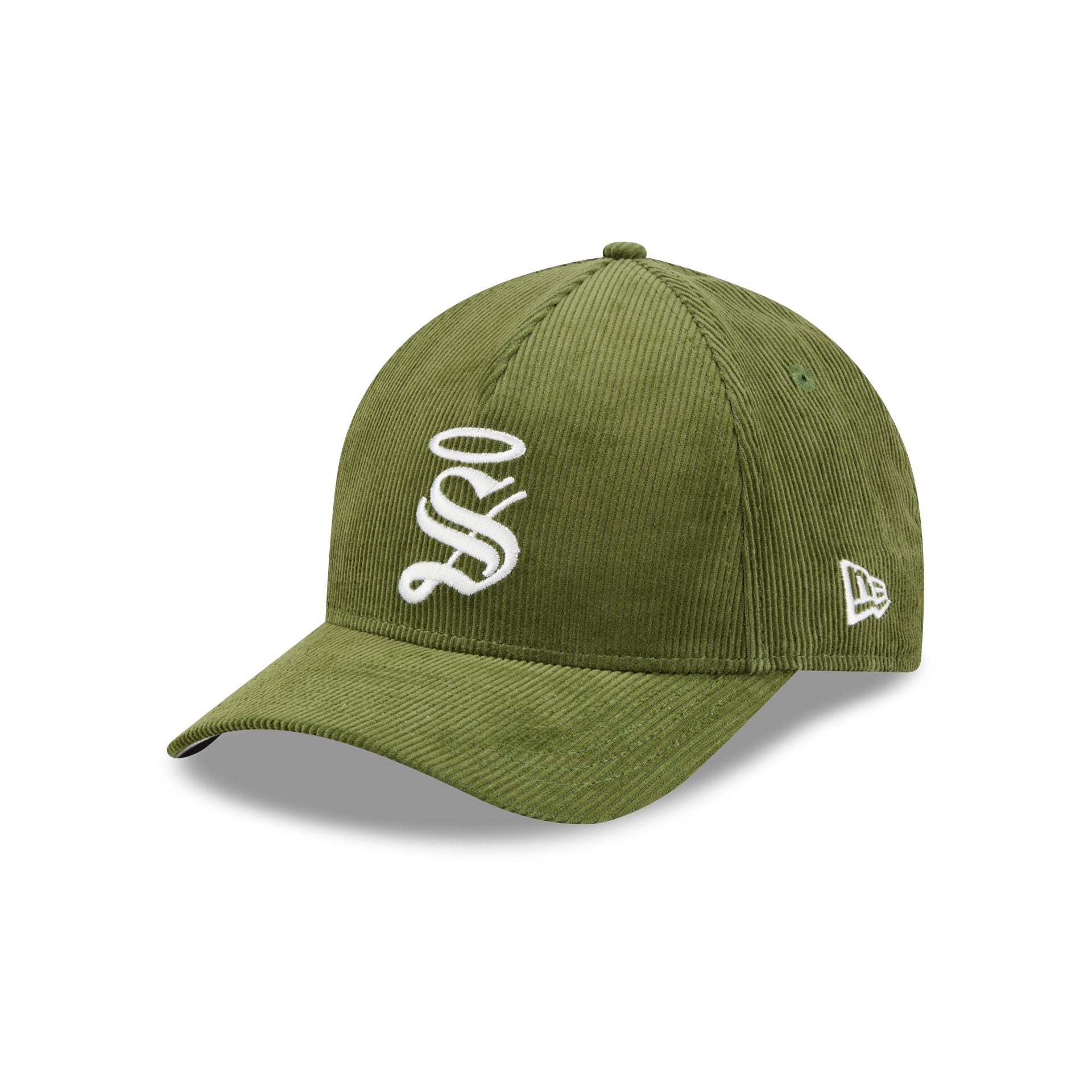 new era Olive Corduroy 9FORTY M-Crown Snapback