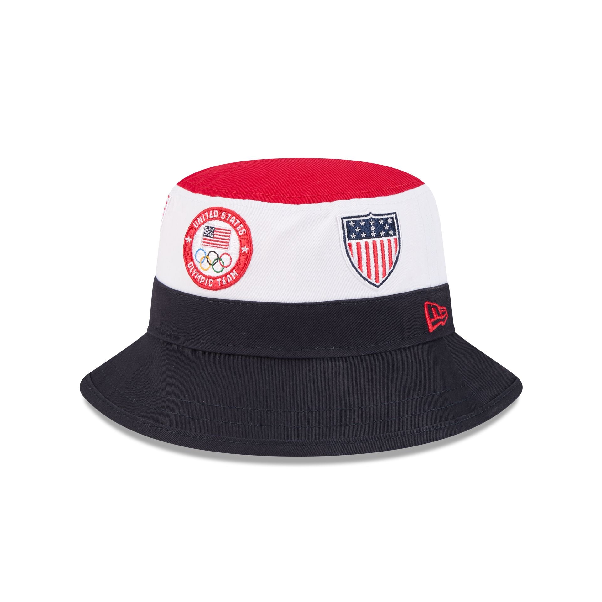 new era Olympics Color Block Bucket Hat