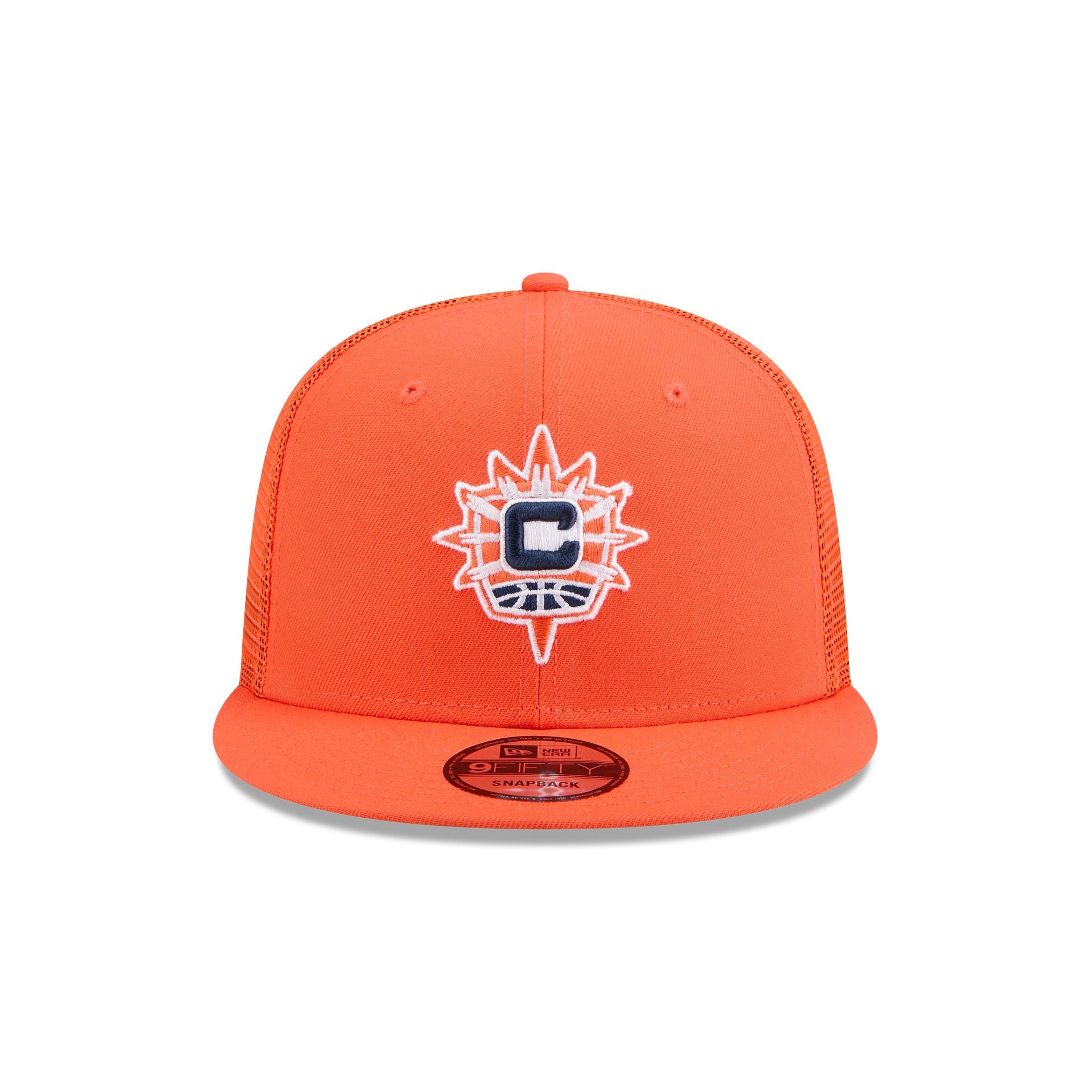 New Era Orange 9FIFTY Trucker