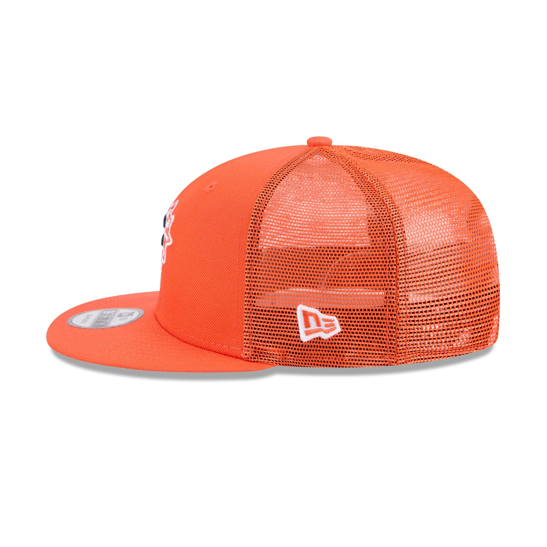 New Era Orange 9FIFTY Trucker