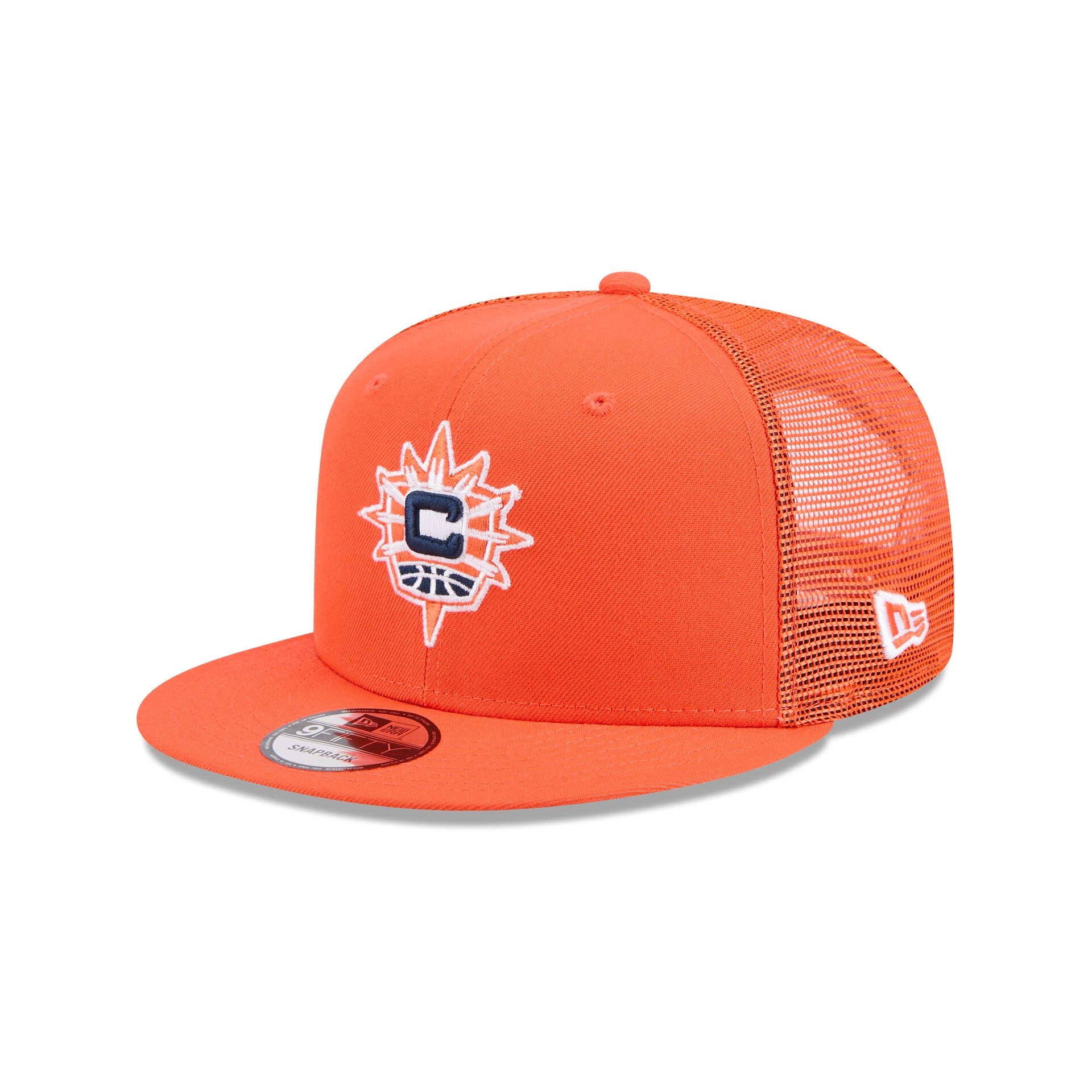 new era Orange 9FIFTY Trucker