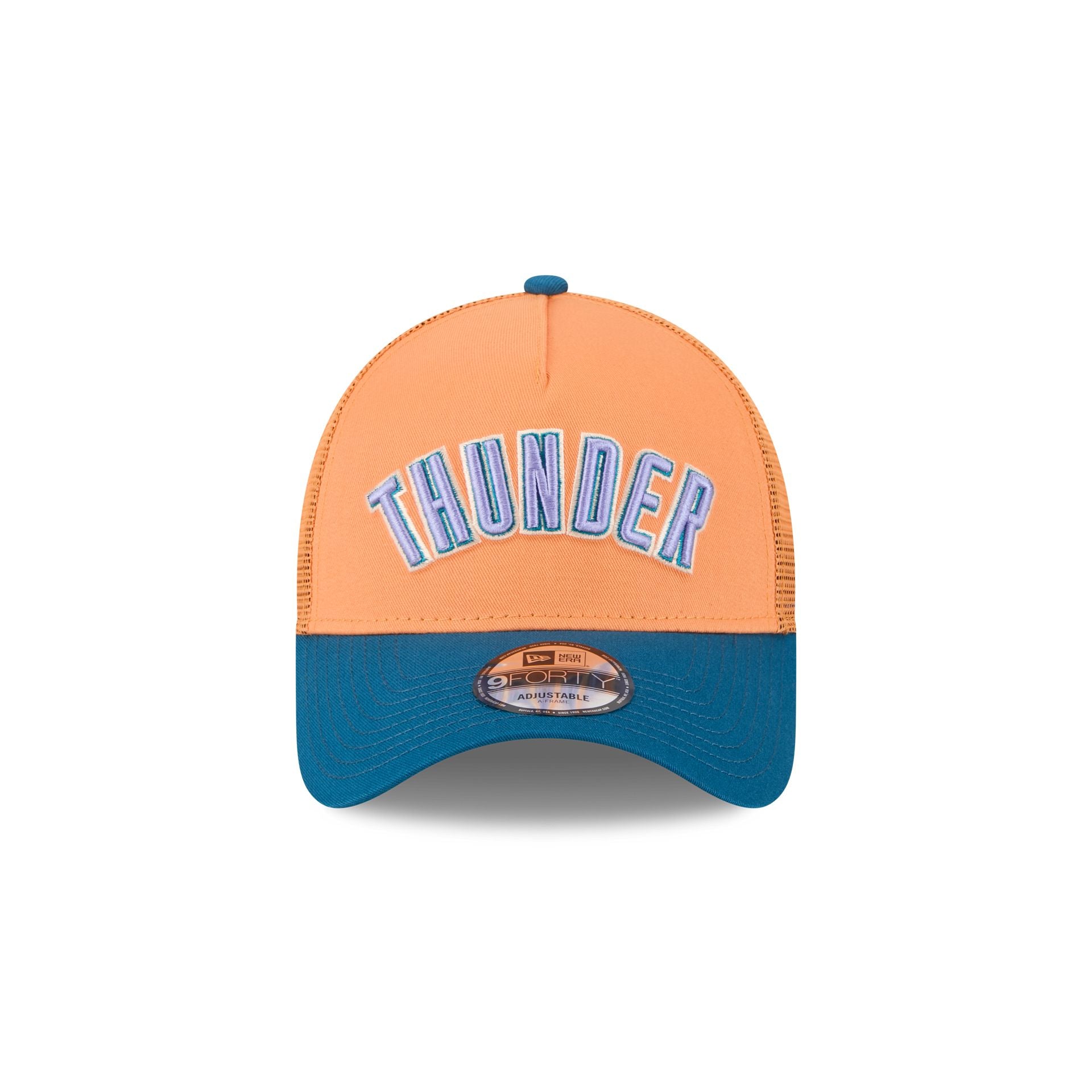 New Era Orange Glaze 9FORTY A-Frame Trucker