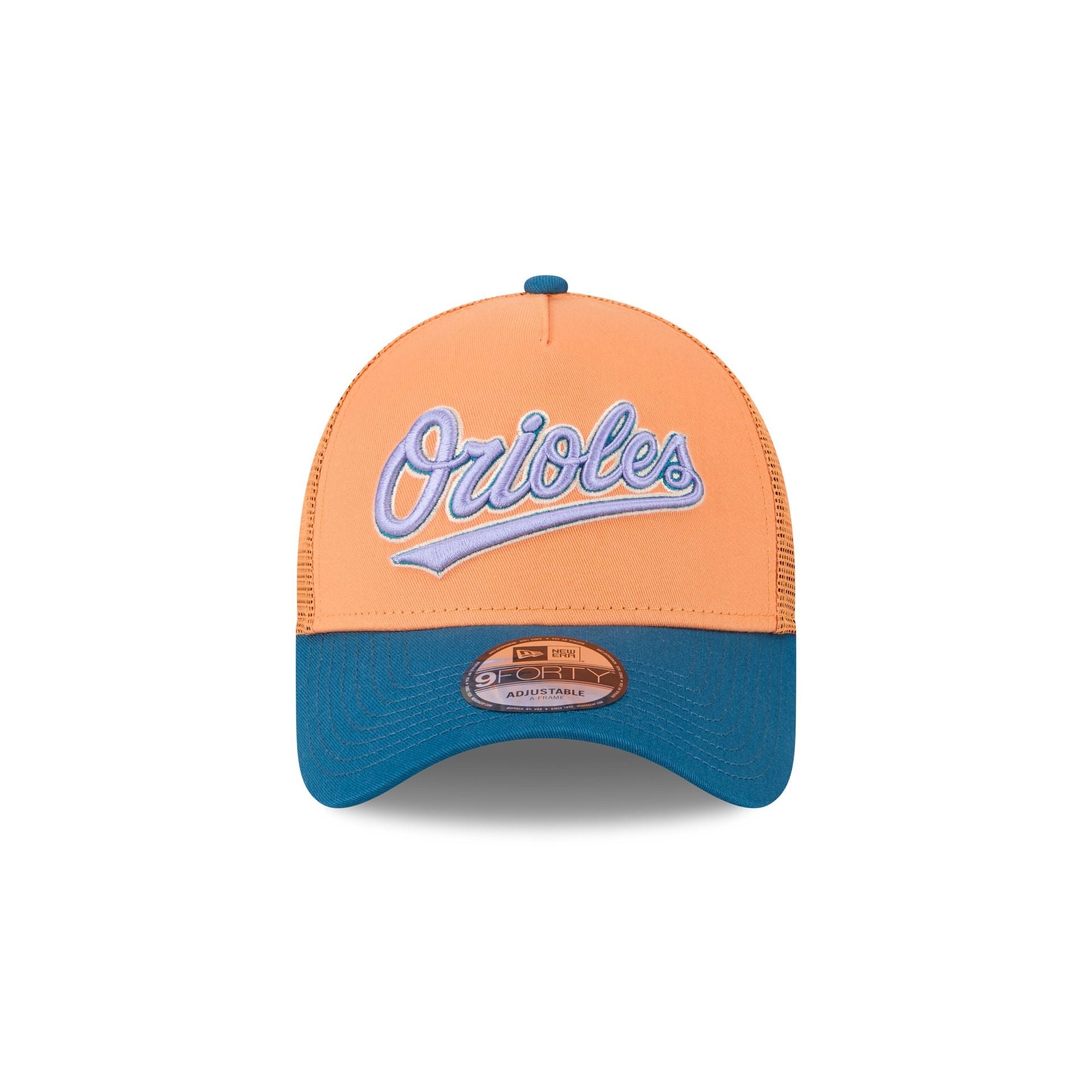 New Era Orange Glaze 9FORTY A-Frame Trucker