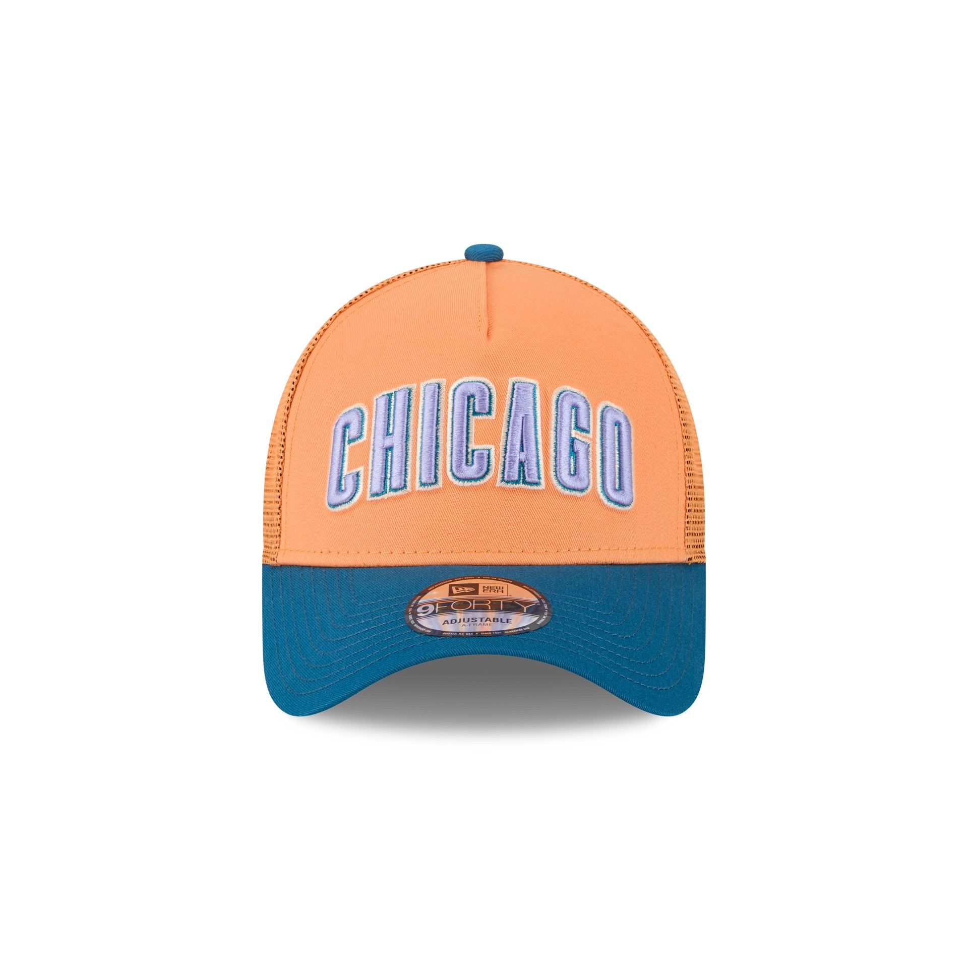 New Era Orange Glaze 9FORTY A-Frame Trucker