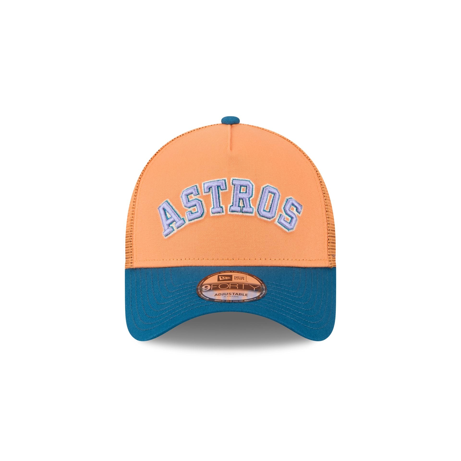New Era Orange Glaze 9FORTY A-Frame Trucker