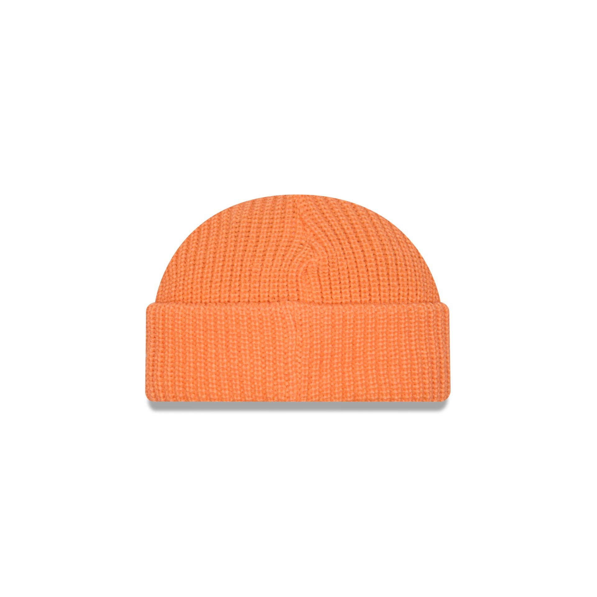 New Era Orange Ribbed Skully Knit Beanie