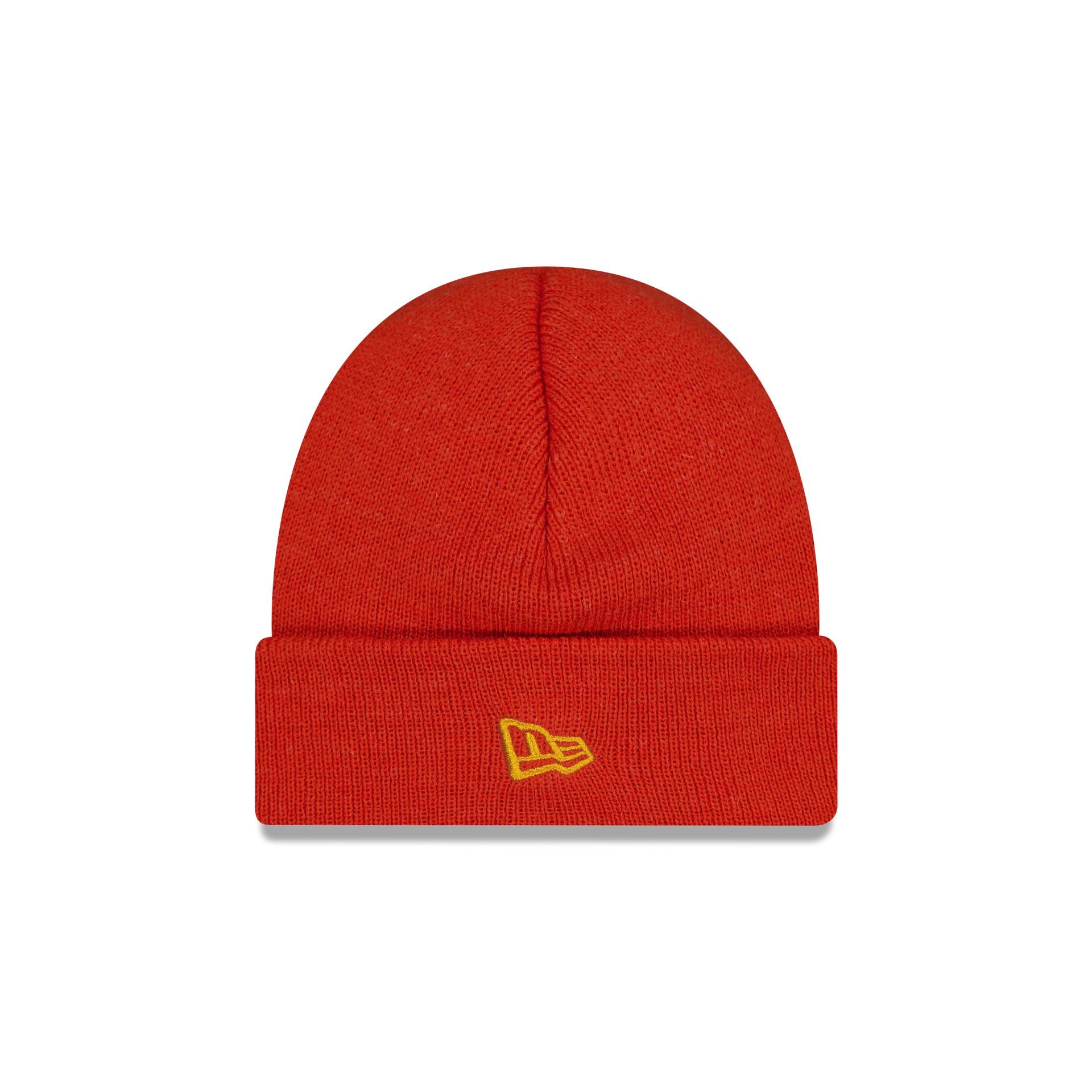 new era Orange Short Cuff Knit Beanie
