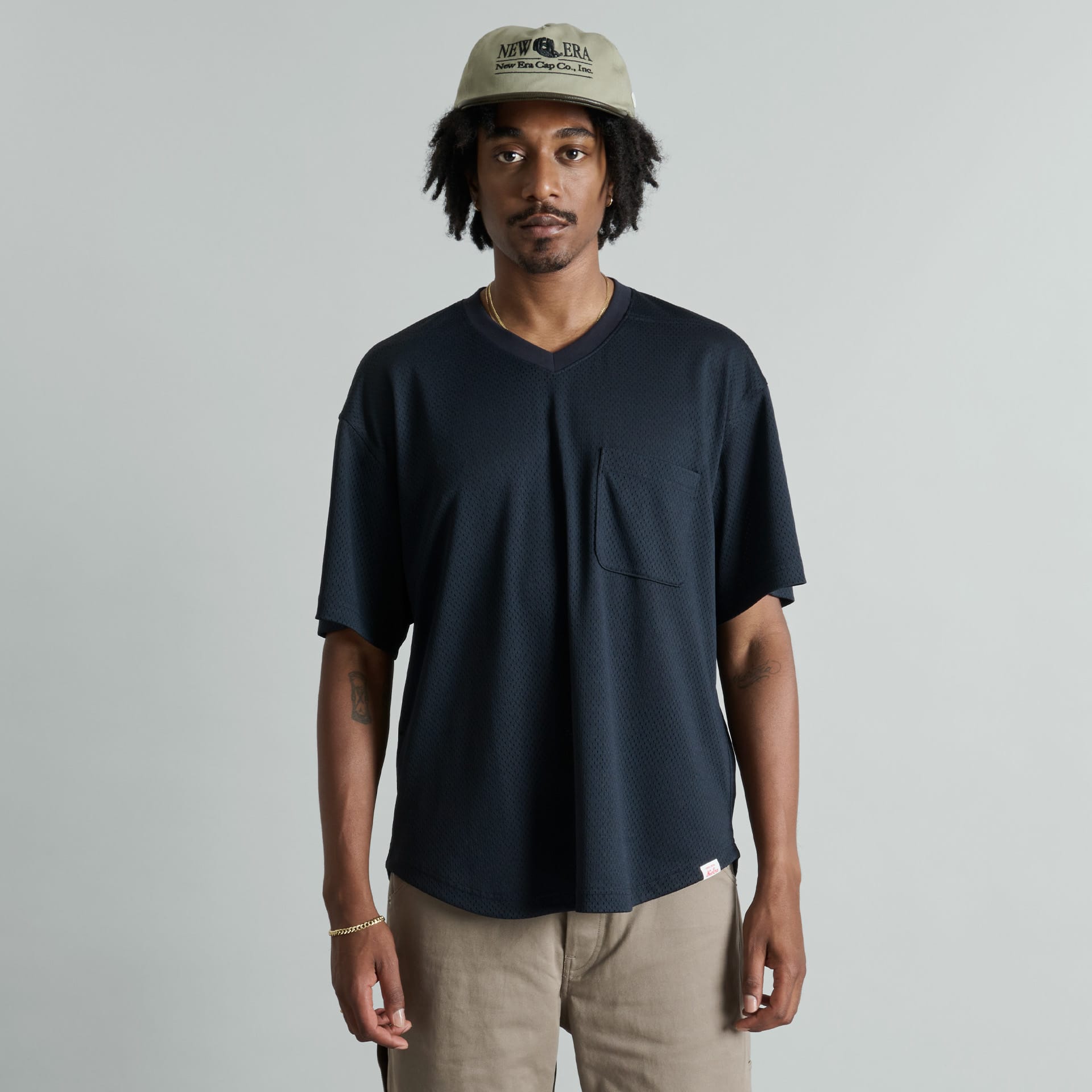 new era Orchard V-Neck Pullover Jersey
