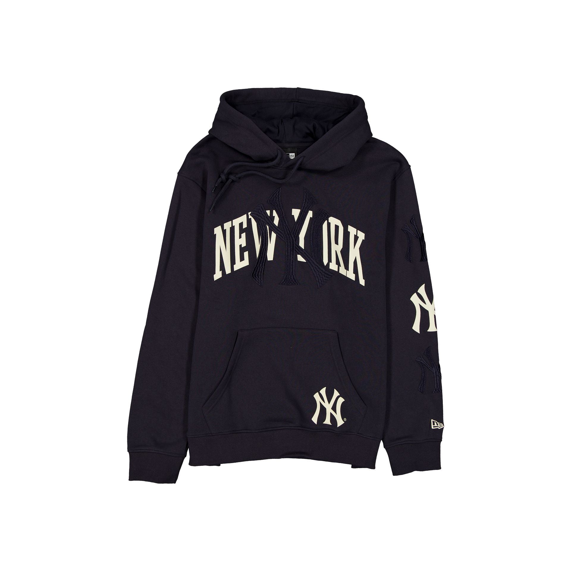 new era Overlay Navy Hoodie
