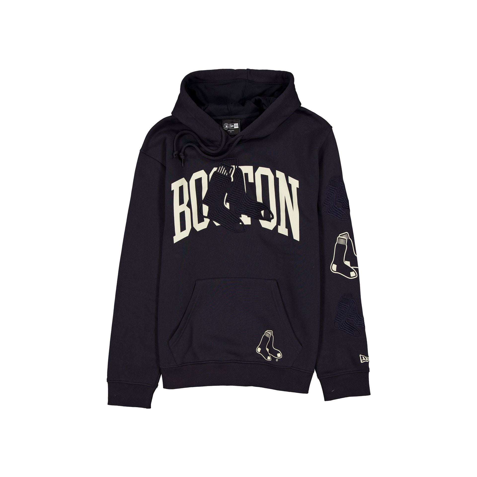 new era Overlay Navy Hoodie