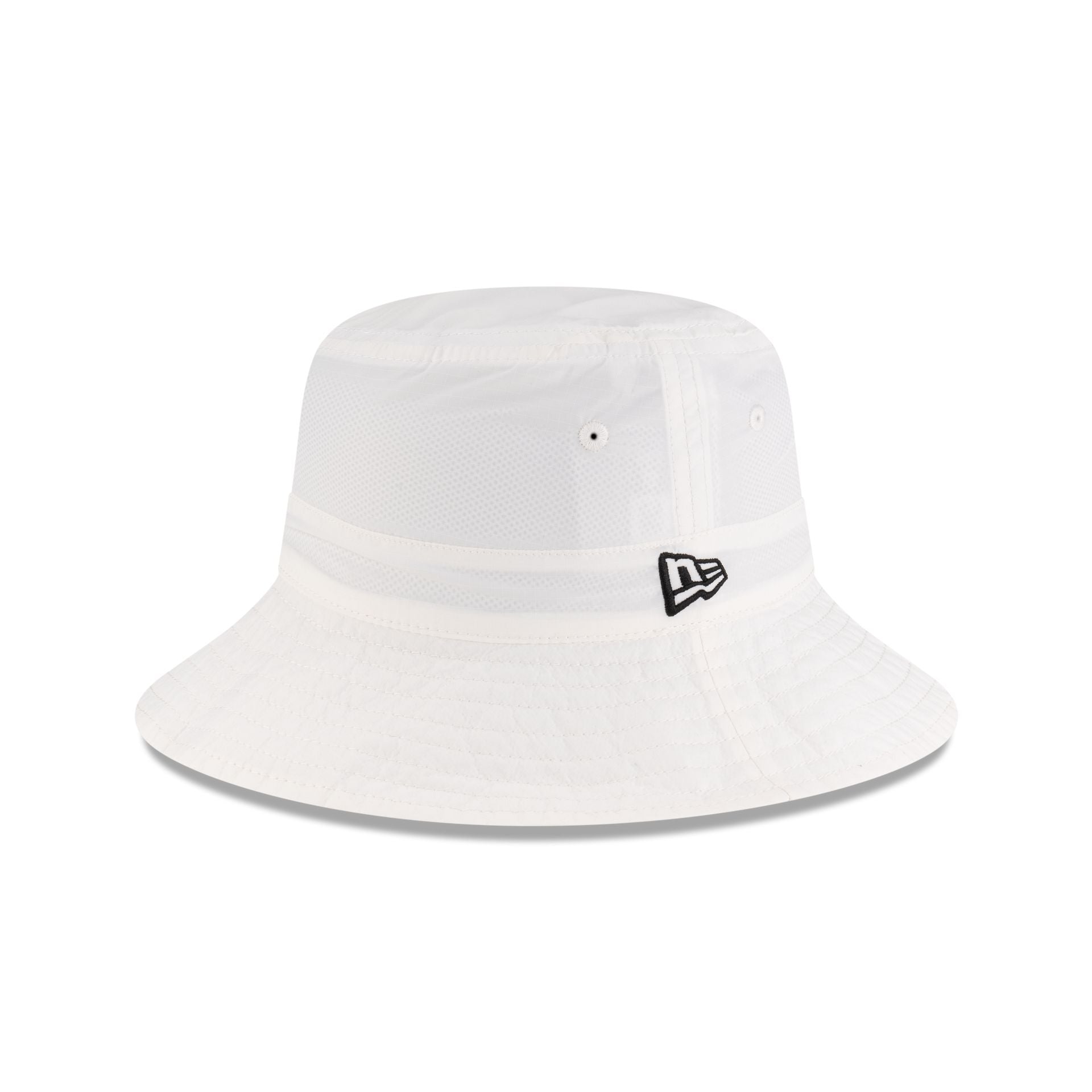 new era Packable Ripstop White Bucket Hat