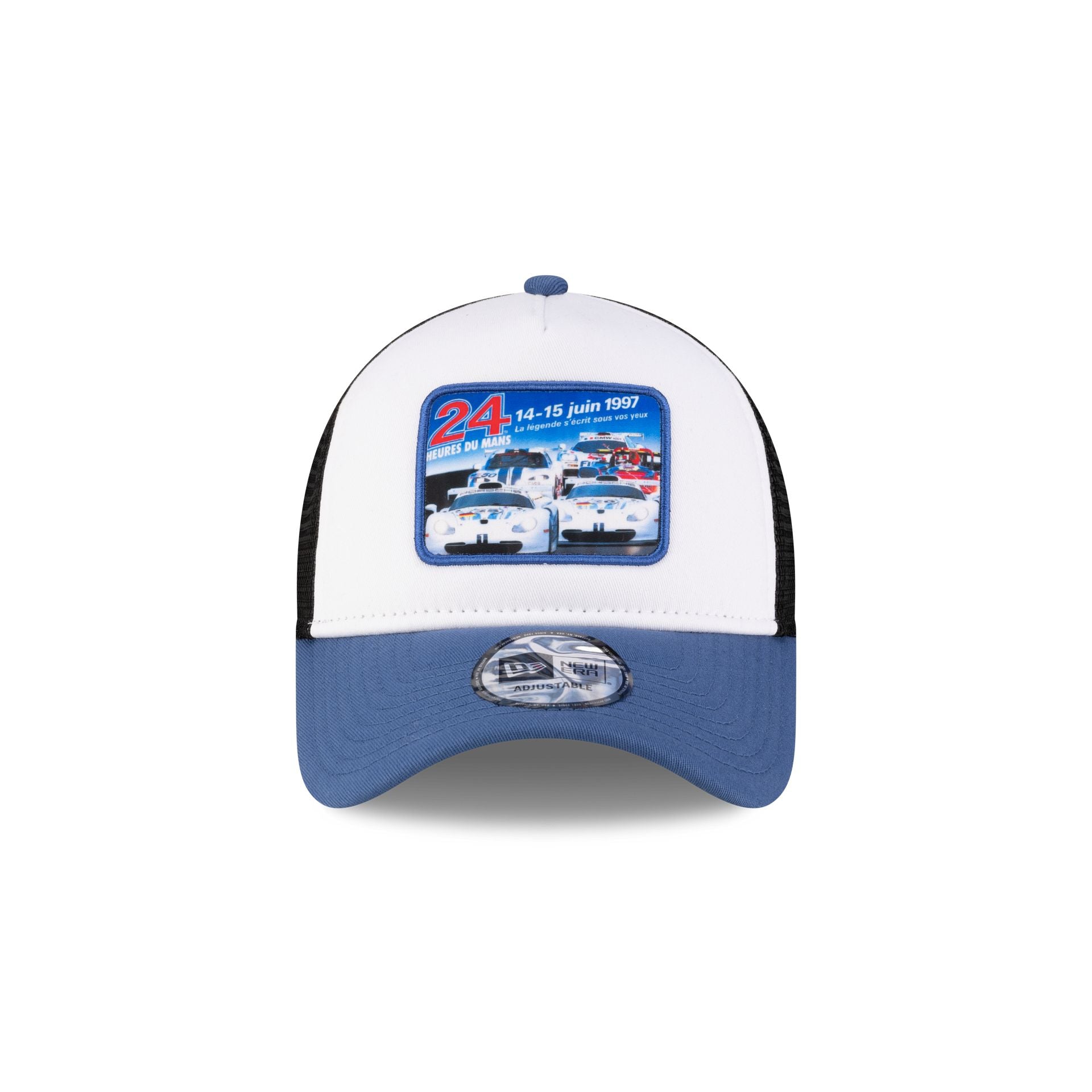 New Era Patch Blue 9FORTY A-Frame Trucker