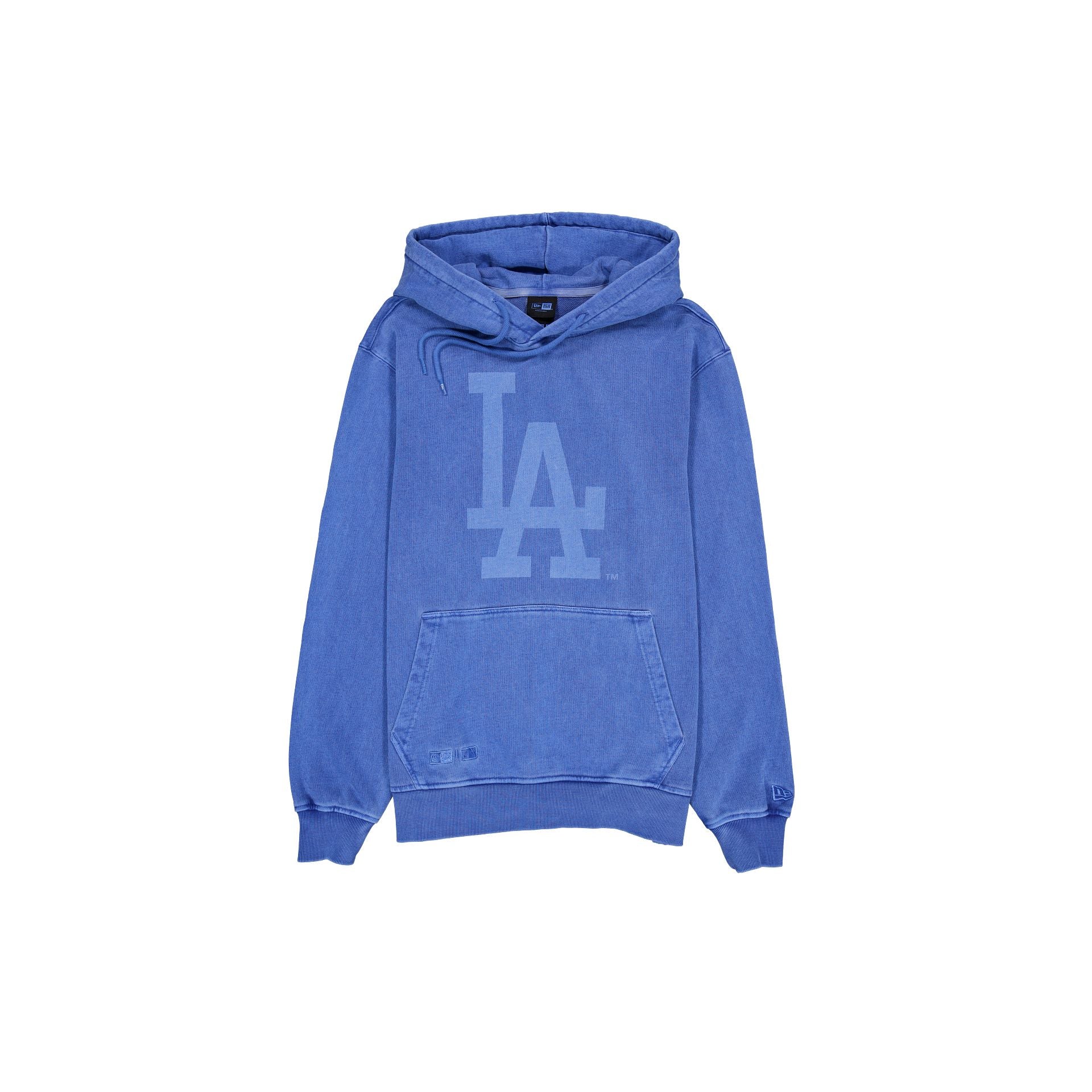 New Era Pigment Logo Blue Quartz Hoodie
