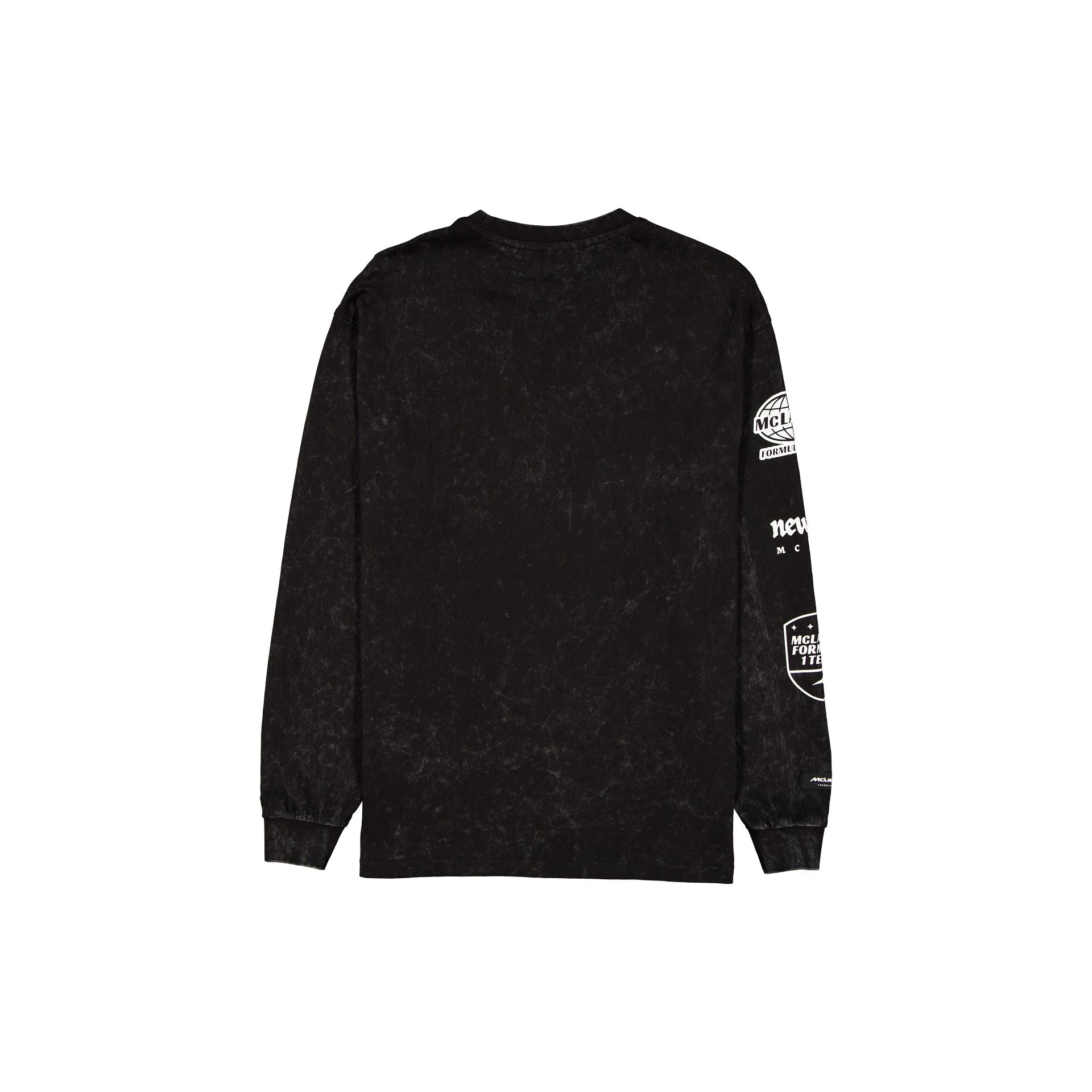 New Era Pigment Wash Black Long Sleeve T-Shirt
