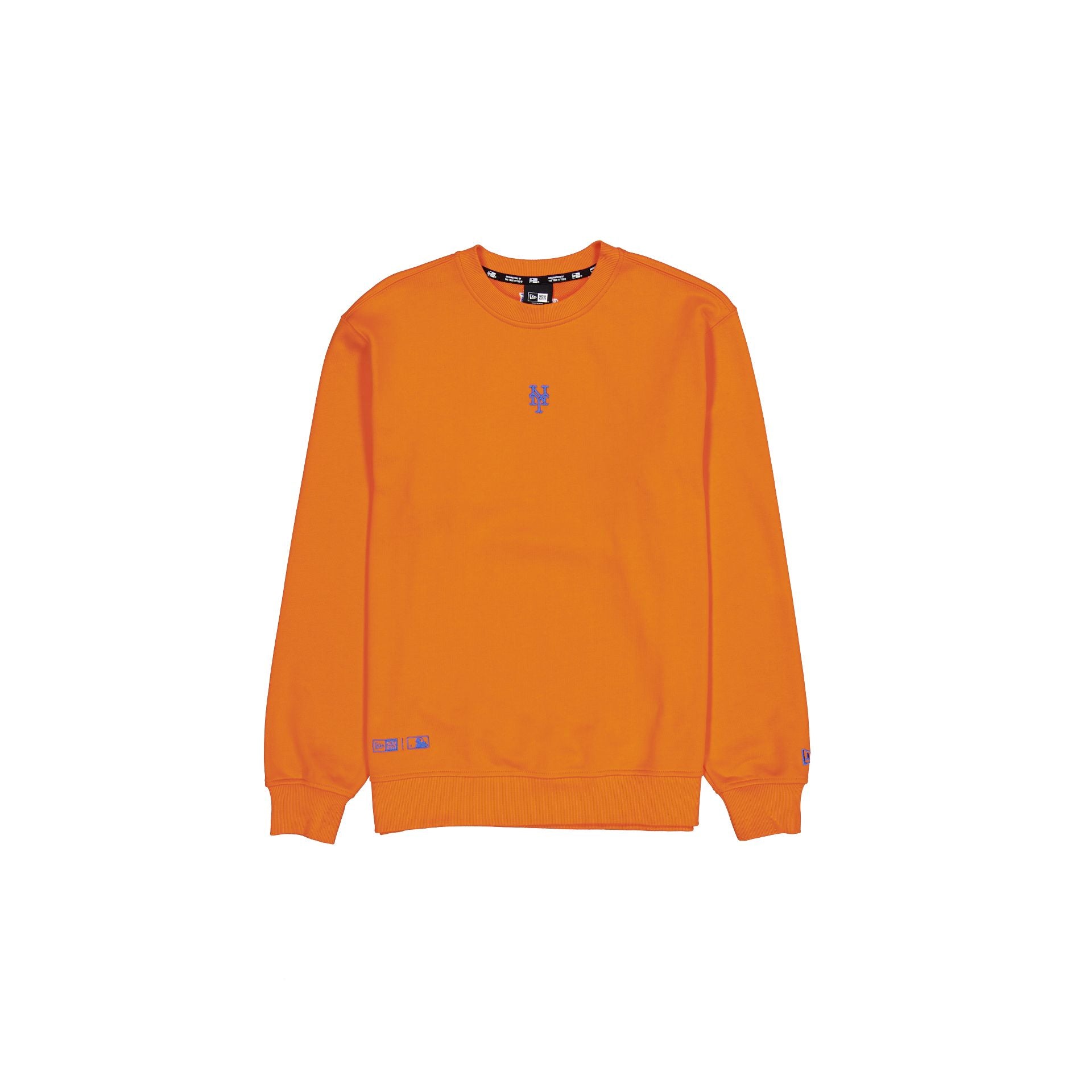 new era Point Logo Puffins Bill Crewneck