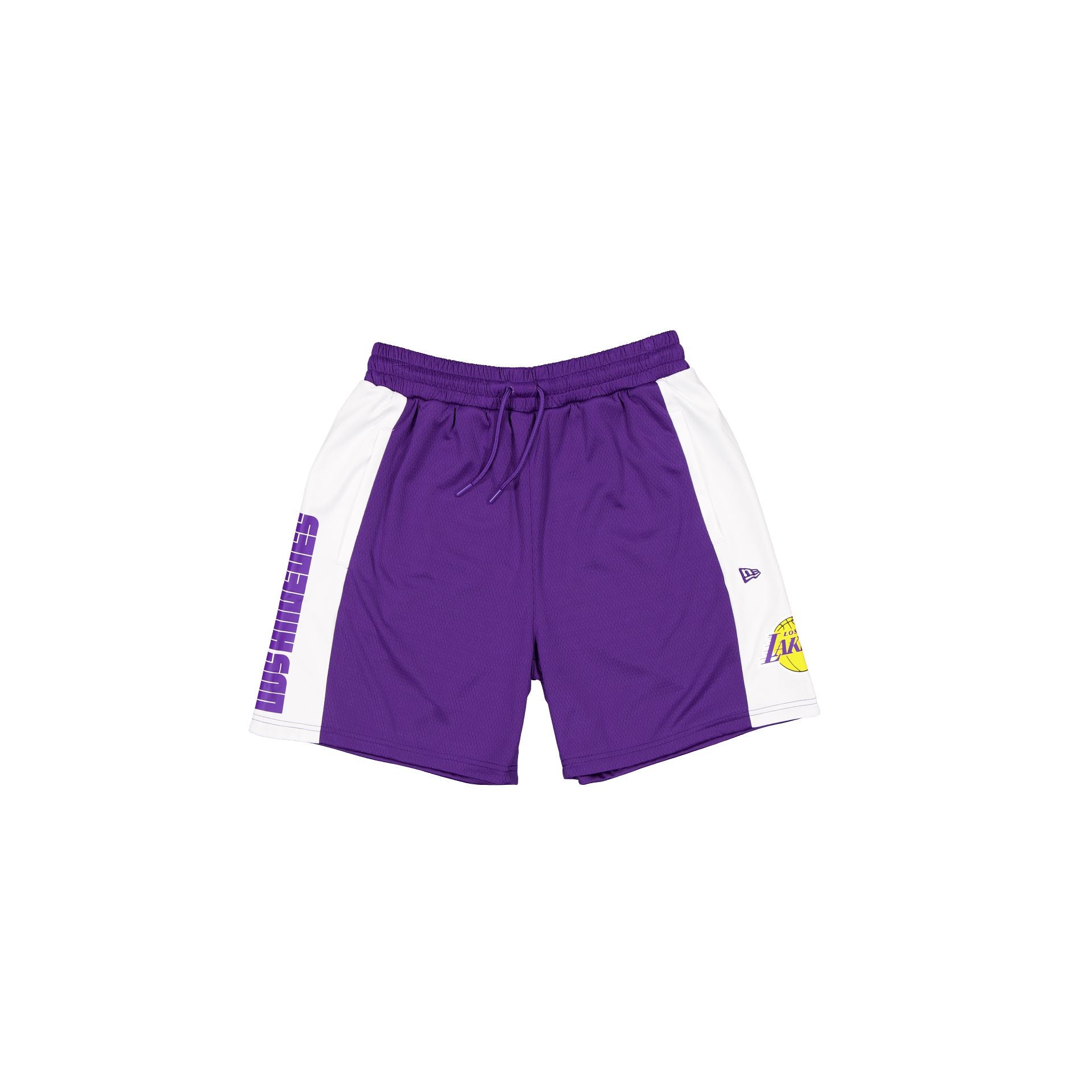 new era Purple Graphic Mesh Shorts