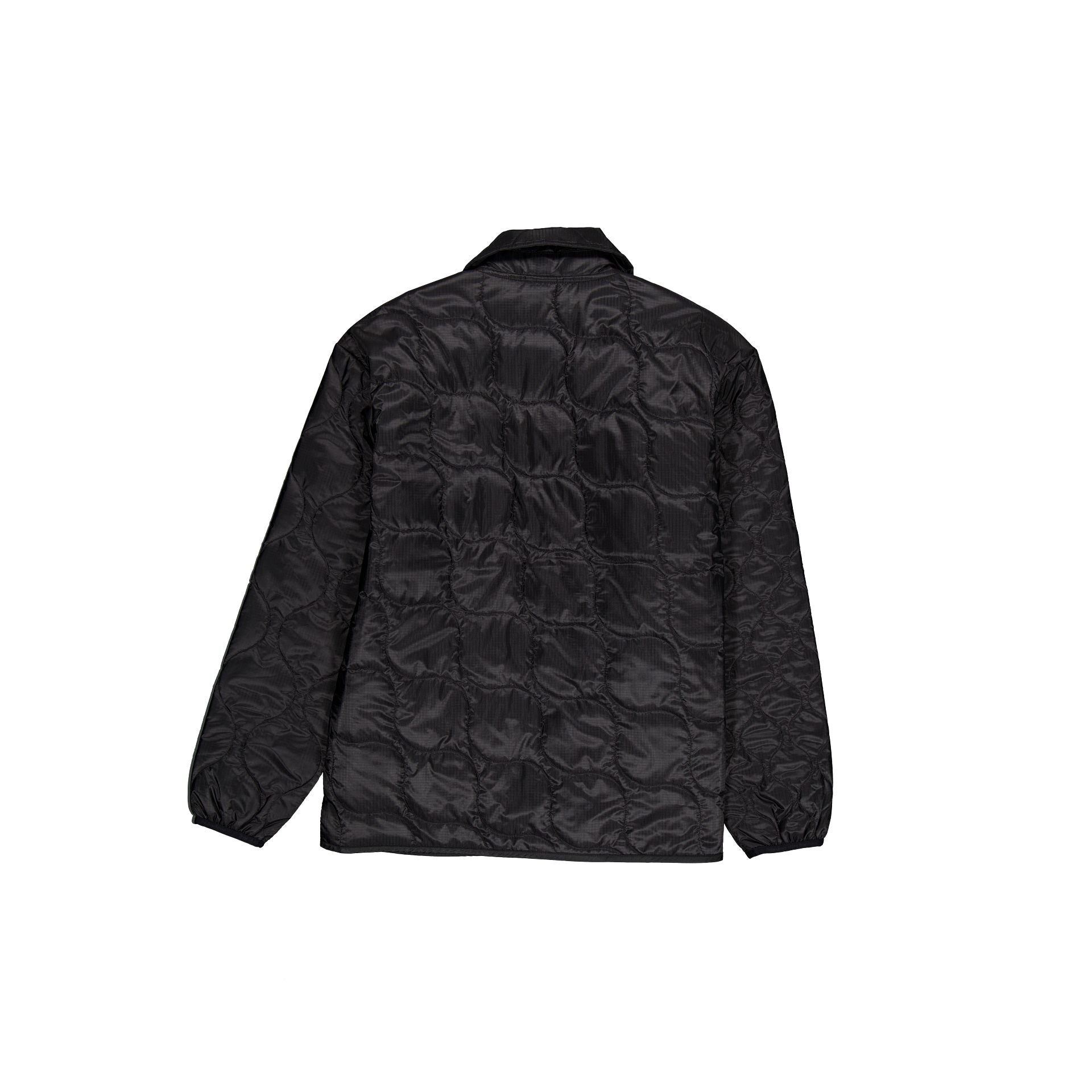 New Era Quilted Button Up Black Jacket