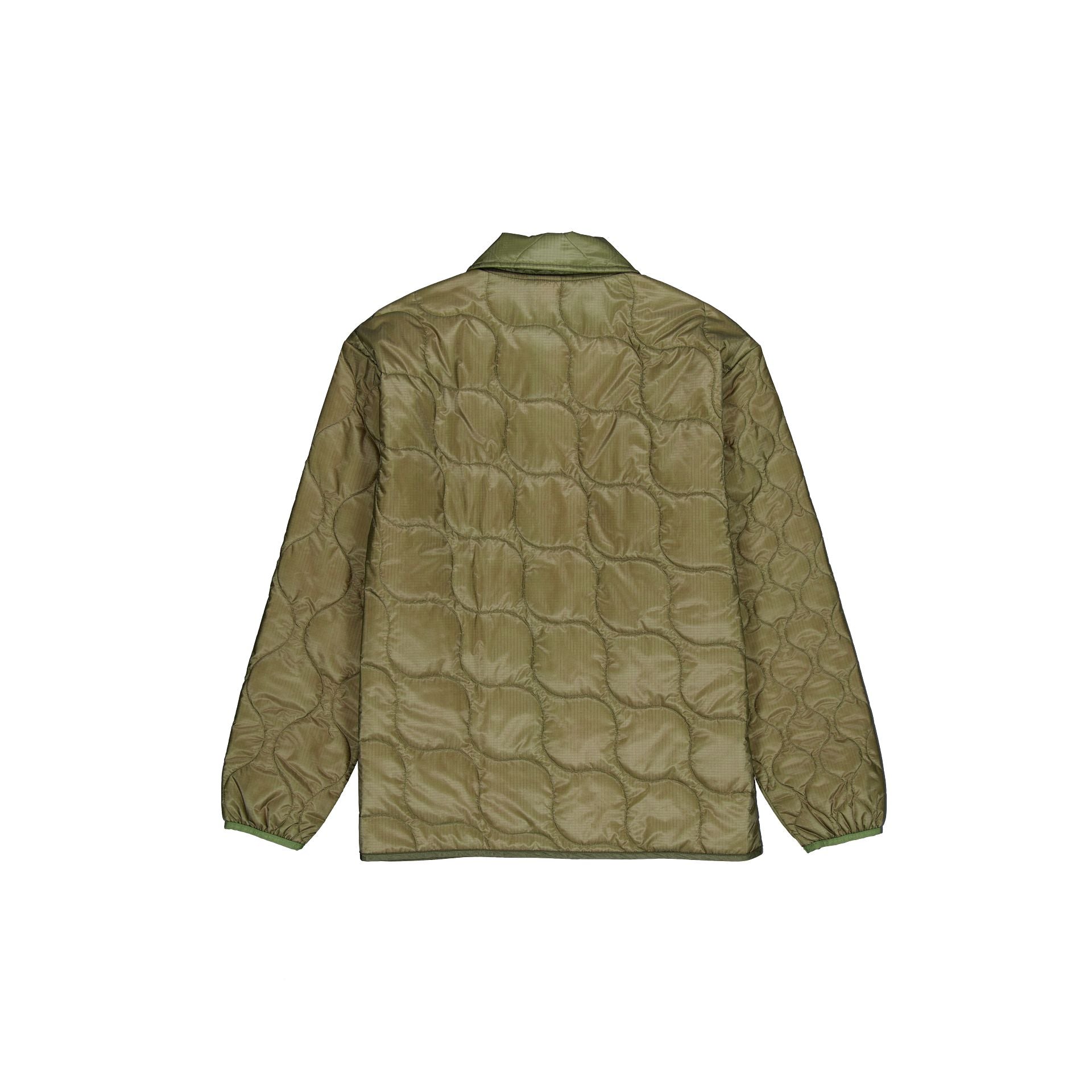 New Era Quilted Button Up Dark Khaki Jacket