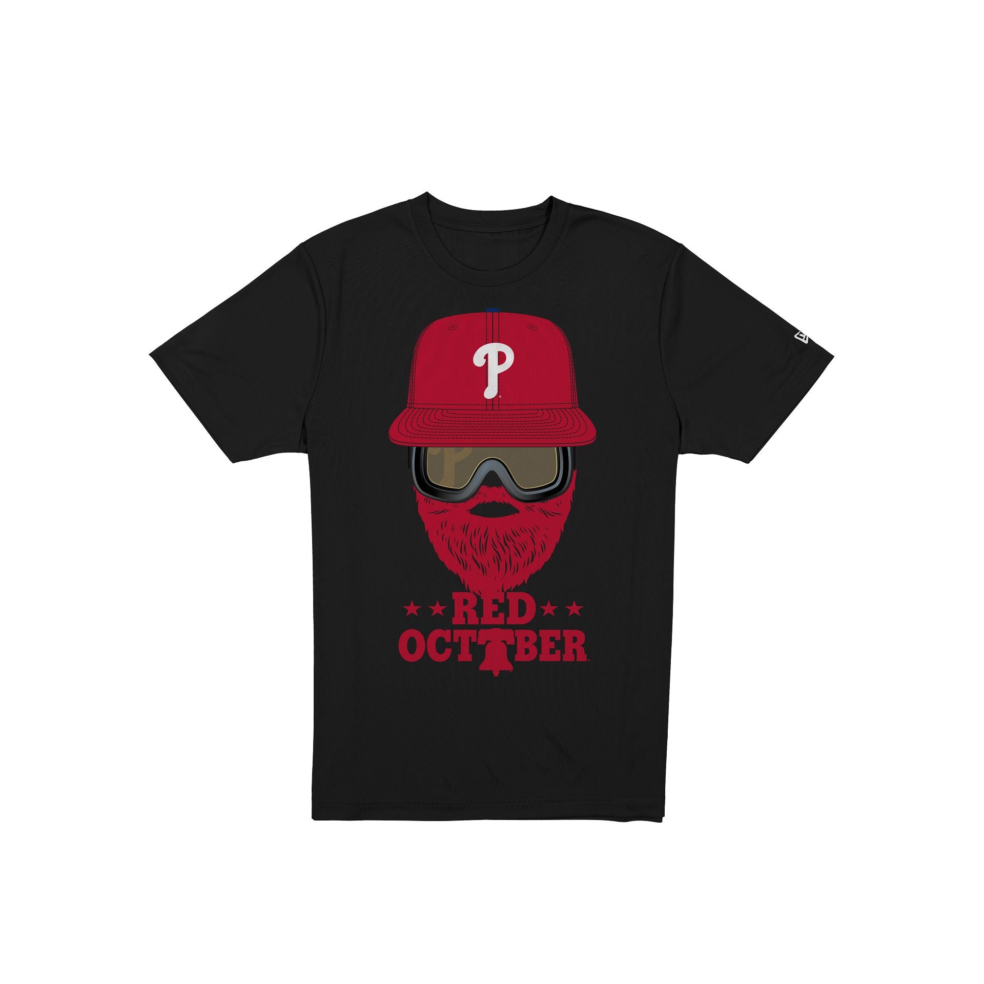 new era Red October Black T-Shirt