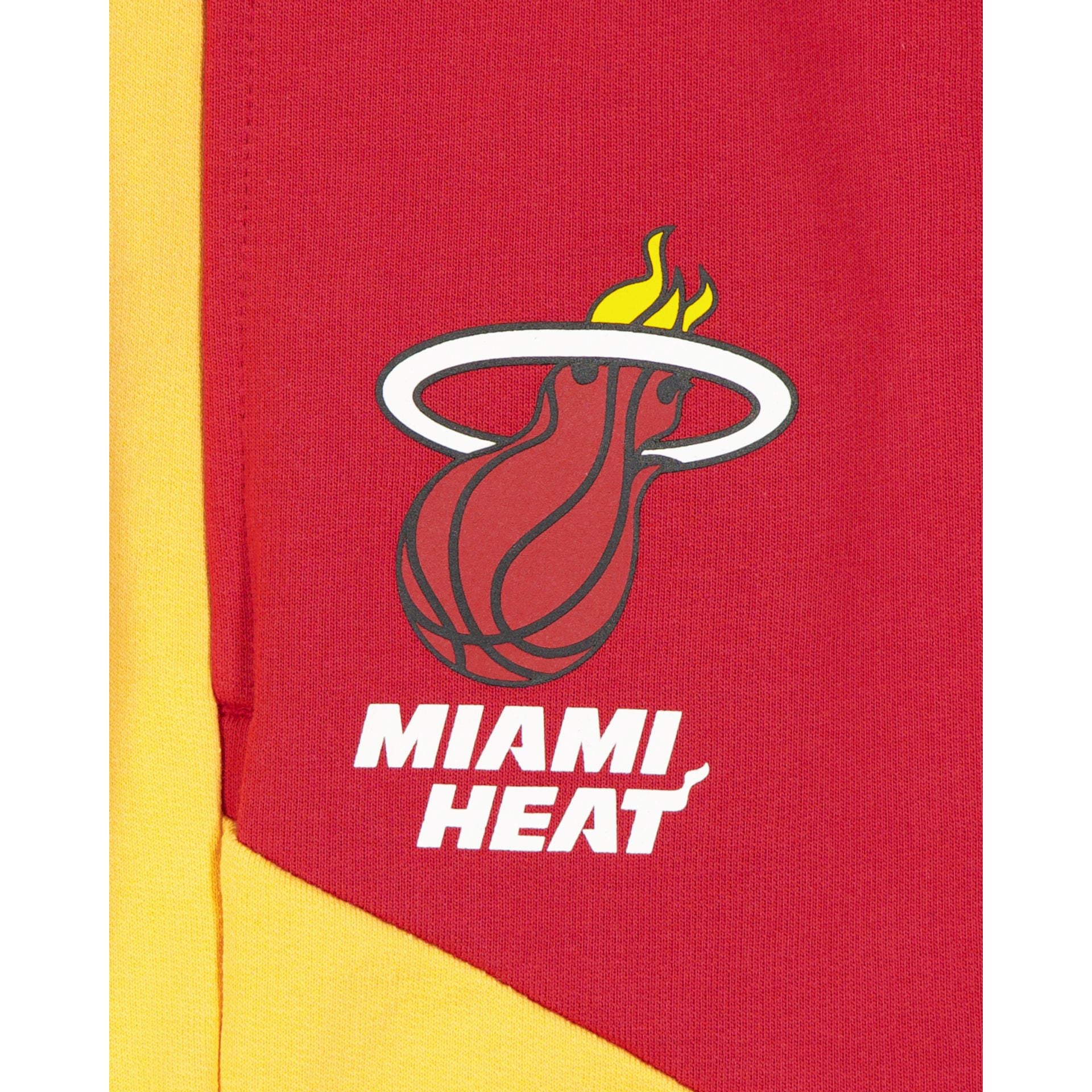 New Era Red Oversized Panel Shorts
