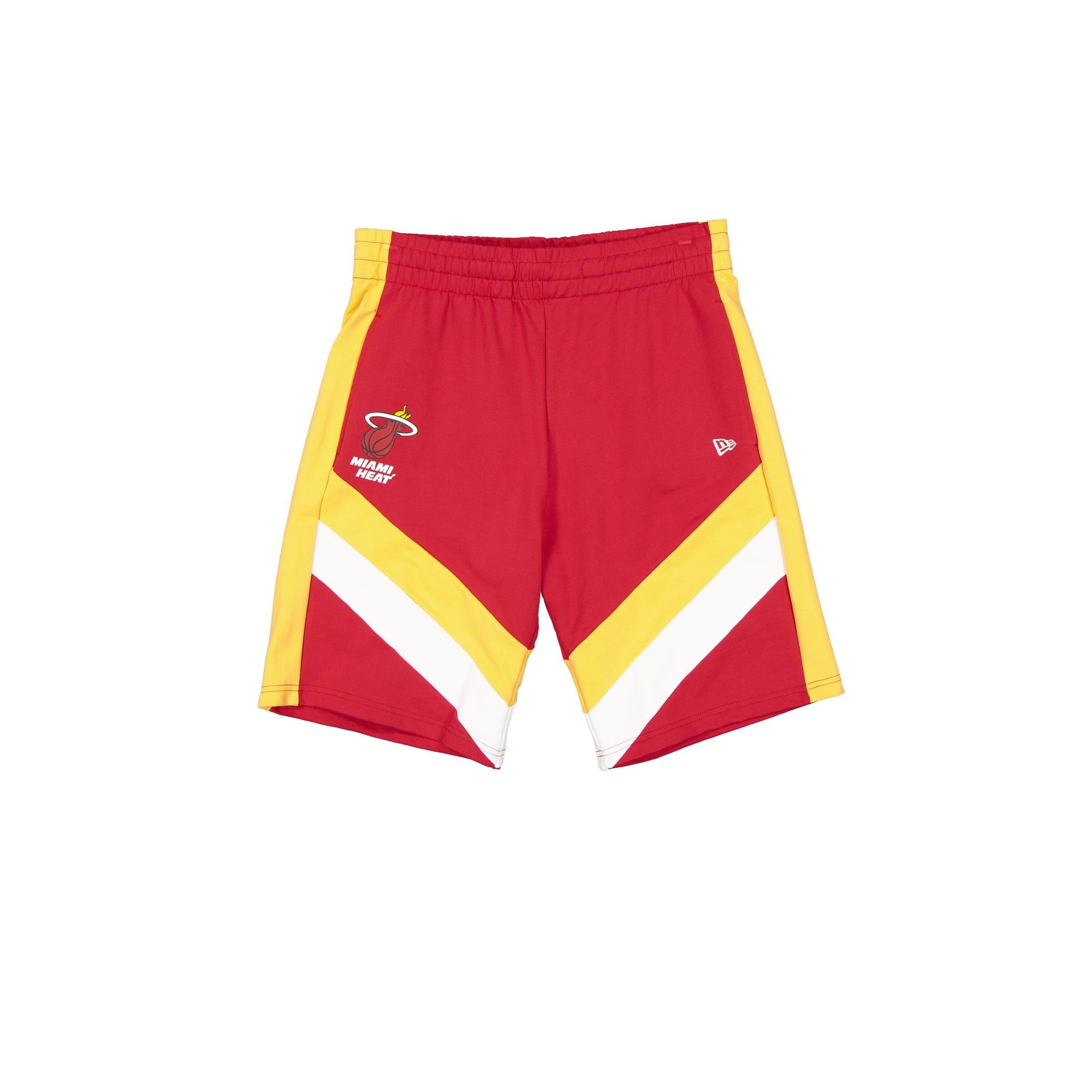 new era Red Oversized Panel Shorts