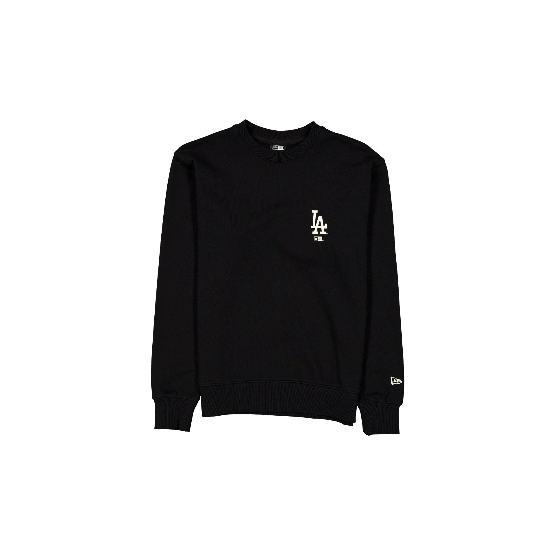 new era Relaxed Black Crewneck