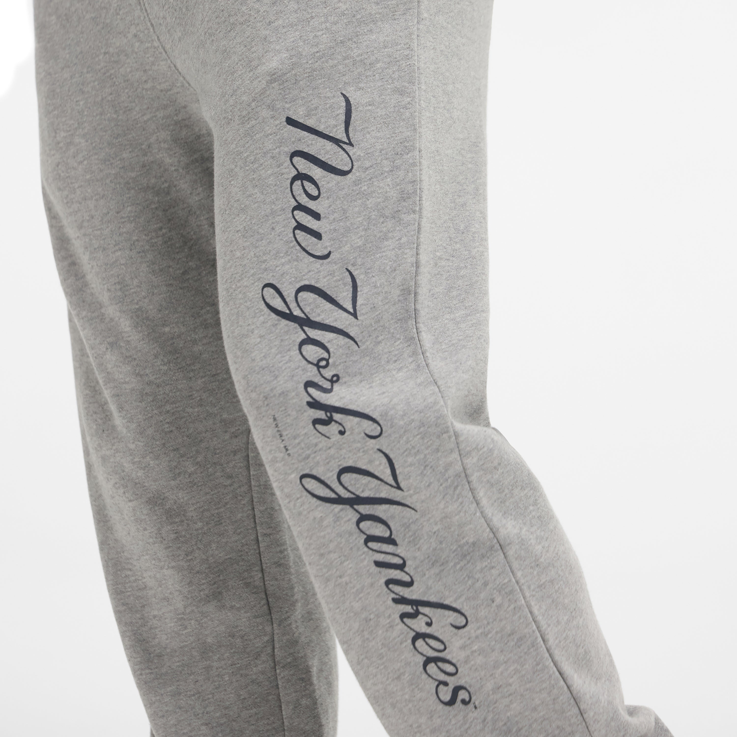 New Era Relaxed Heather Gray Fleece Pants
