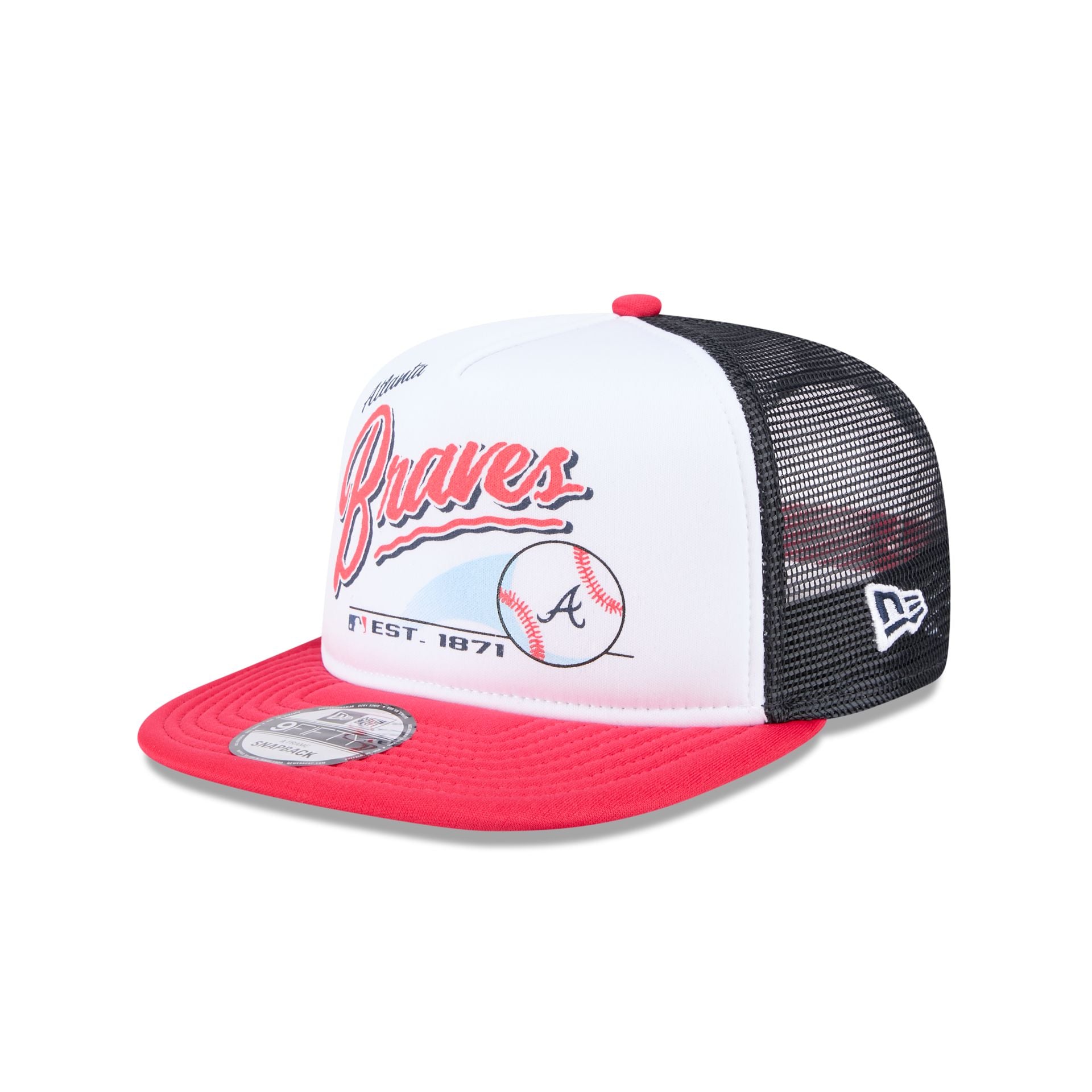 new era Retro Script 9FIFTY A-Frame Trucker