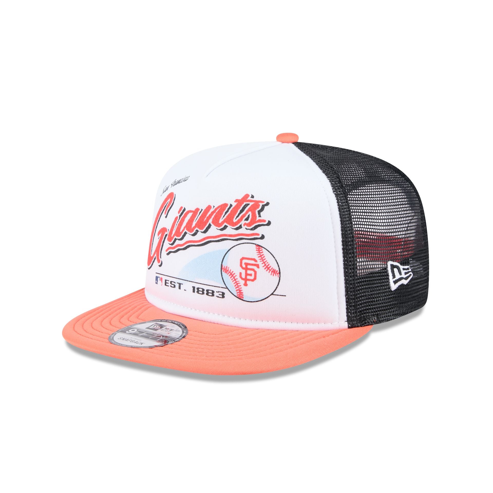 new era Retro Script 9FIFTY A-Frame Trucker