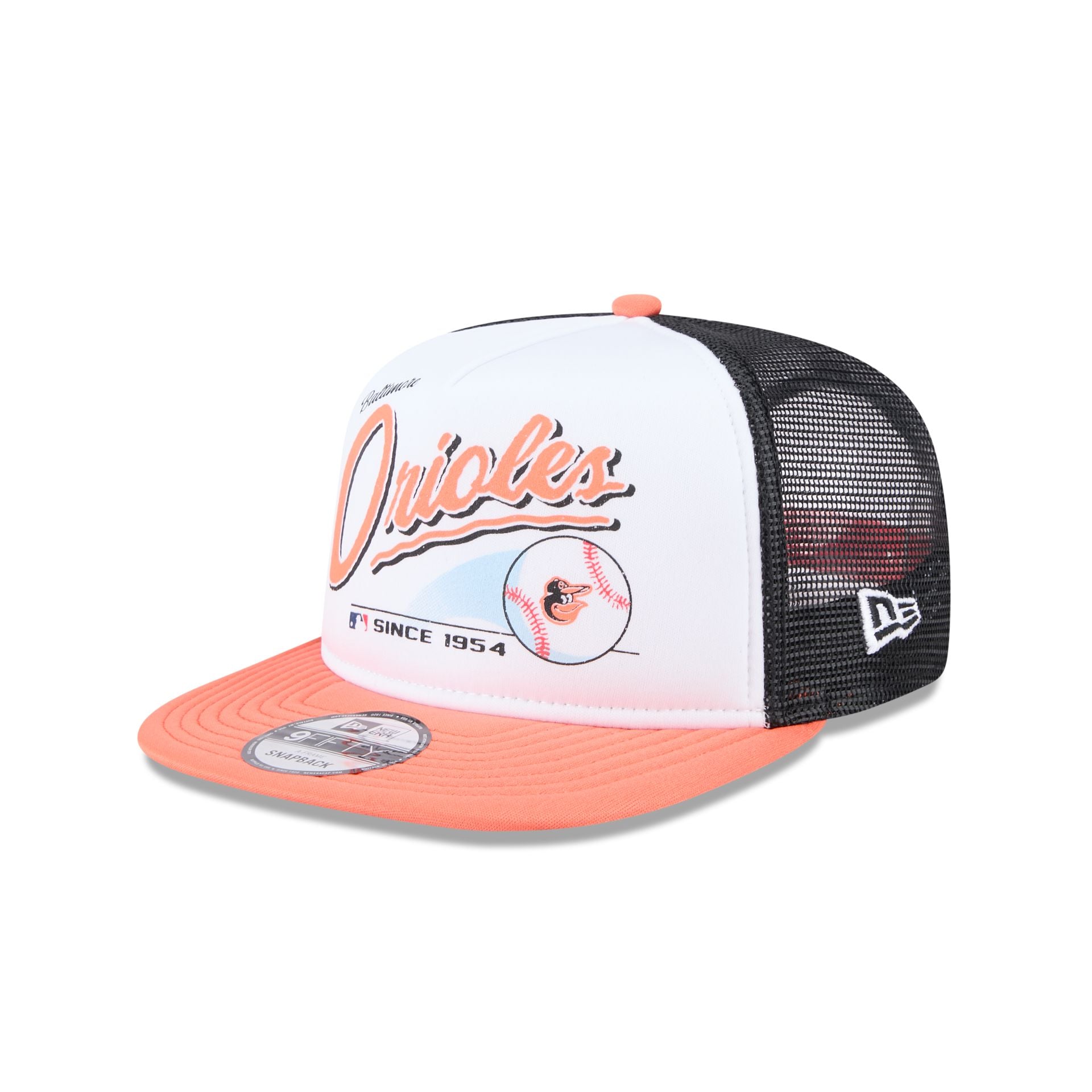new era Retro Script 9FIFTY A-Frame Trucker