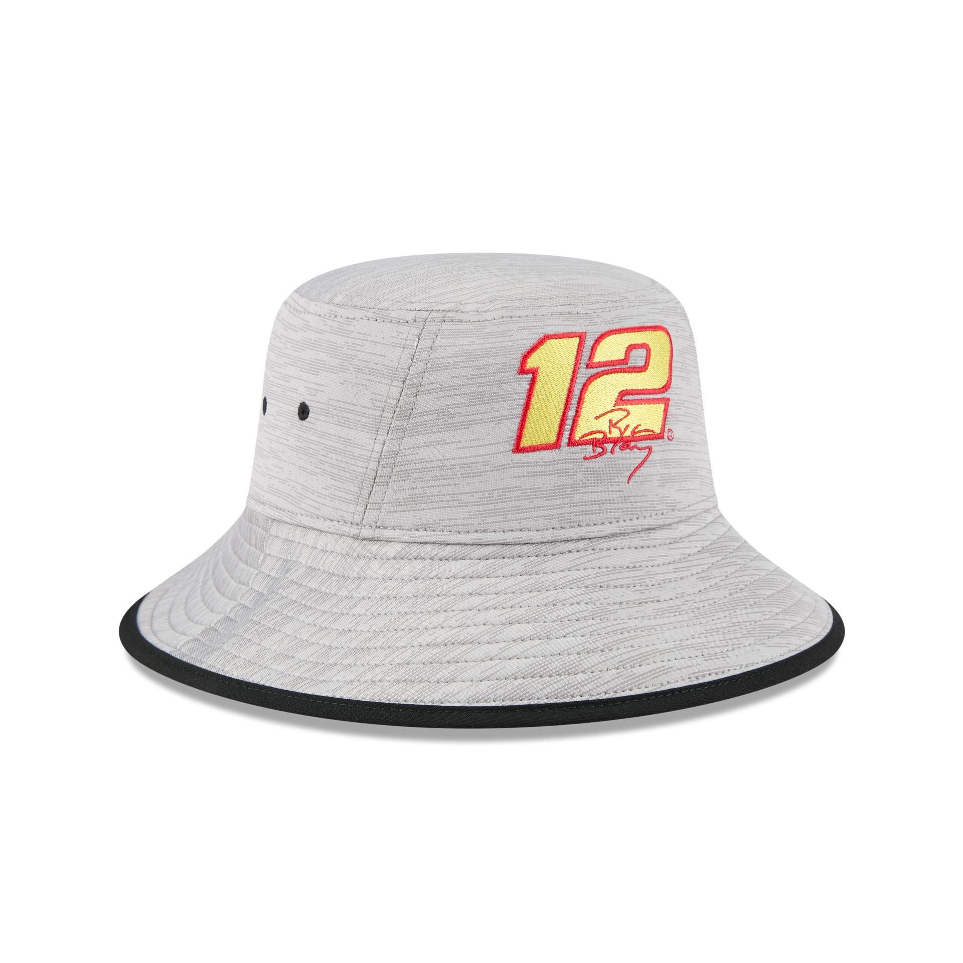 New Era Ryan Blaney Heathered Stretch Bucket Hat