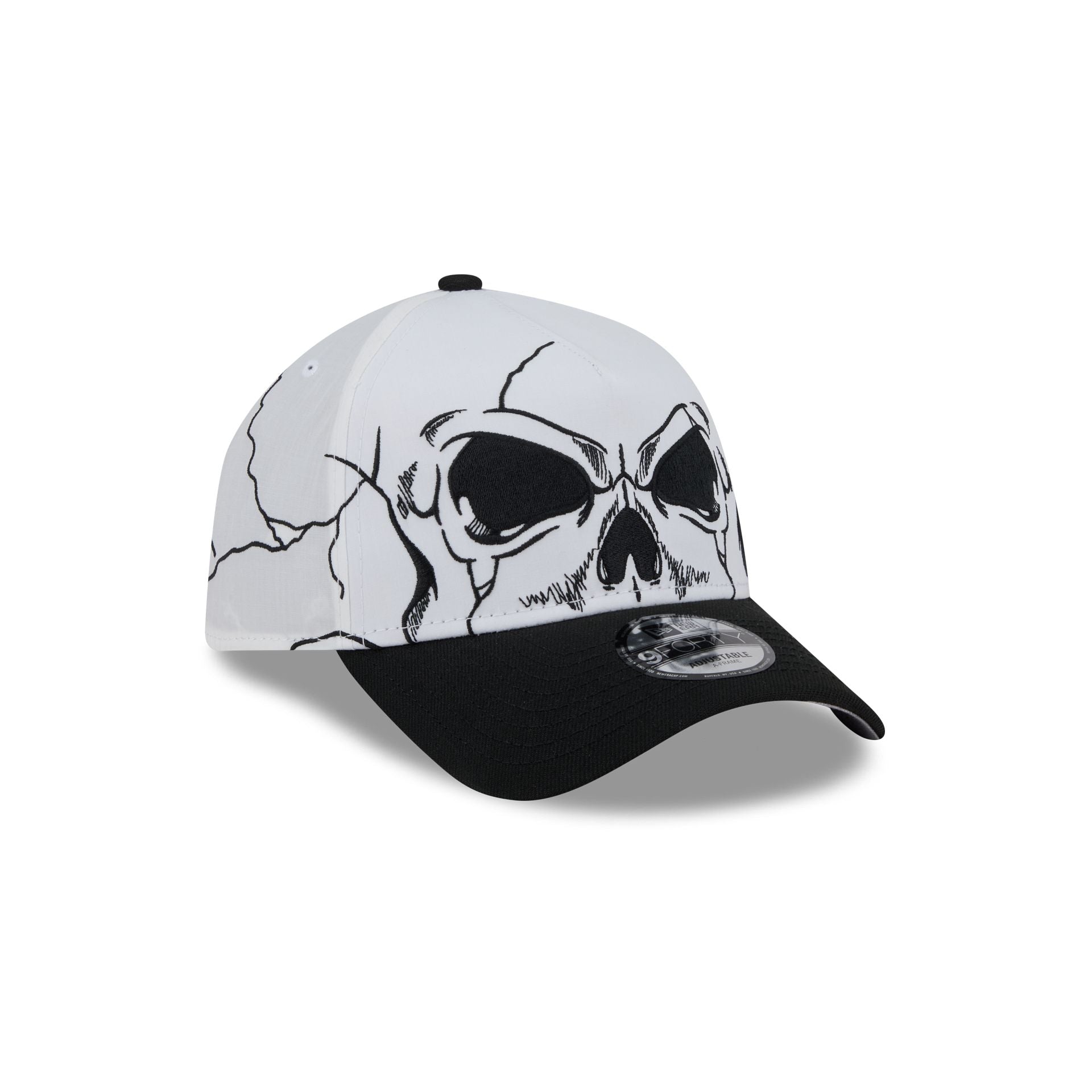 New Era Satin Skull 9FORTY A-Frame Snapback