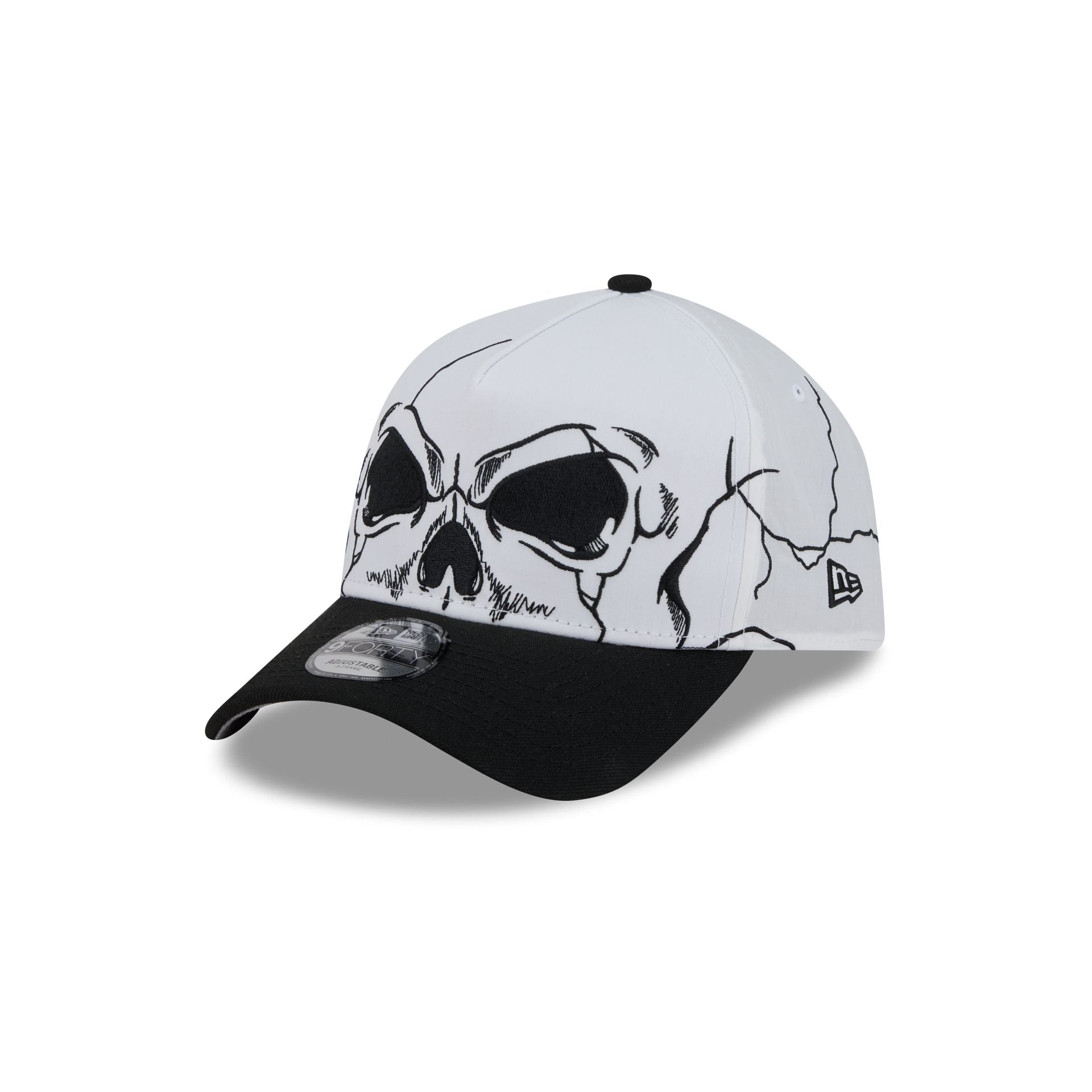 new era Satin Skull 9FORTY A-Frame Snapback