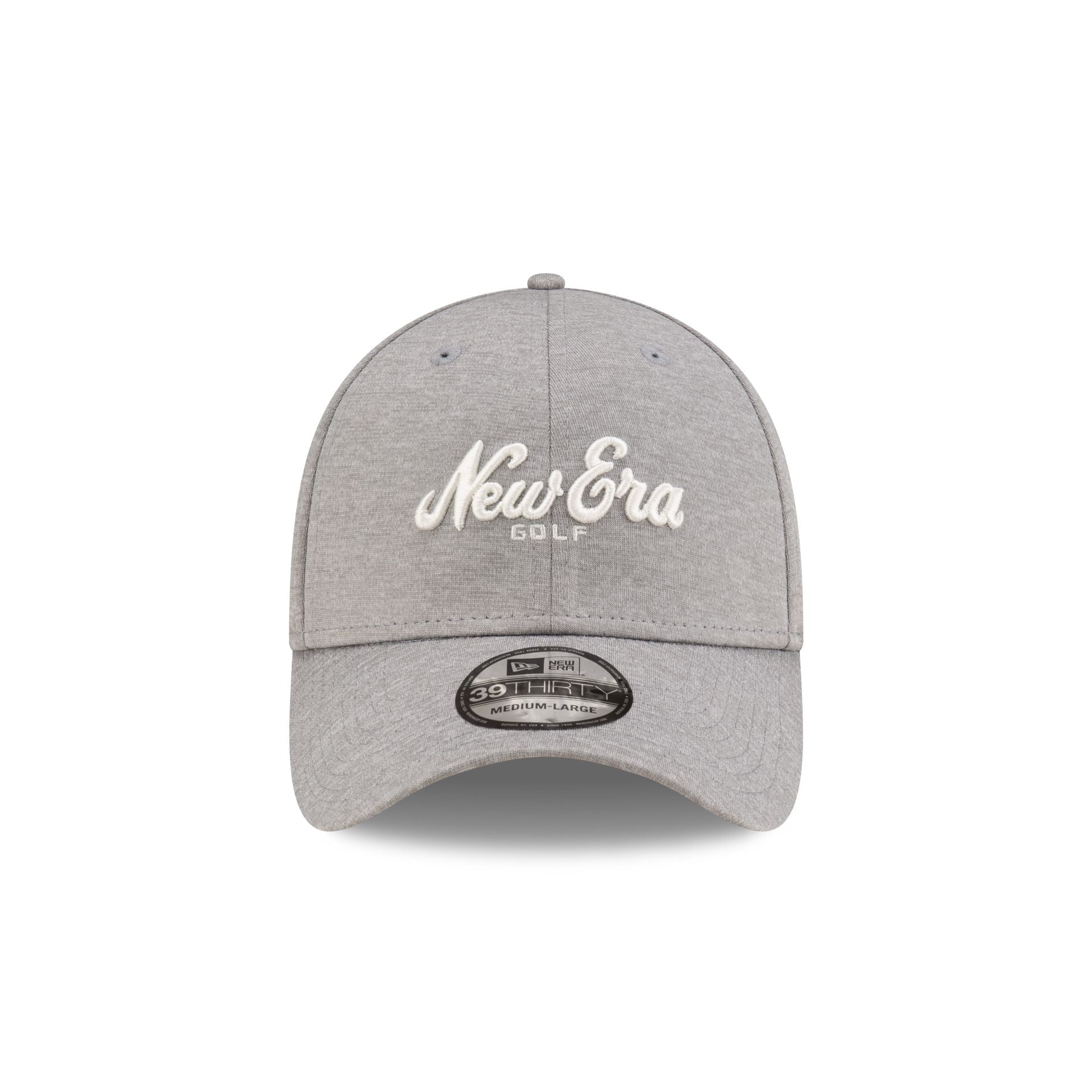 New Era Script Gray 39THIRTY Stretch Fit