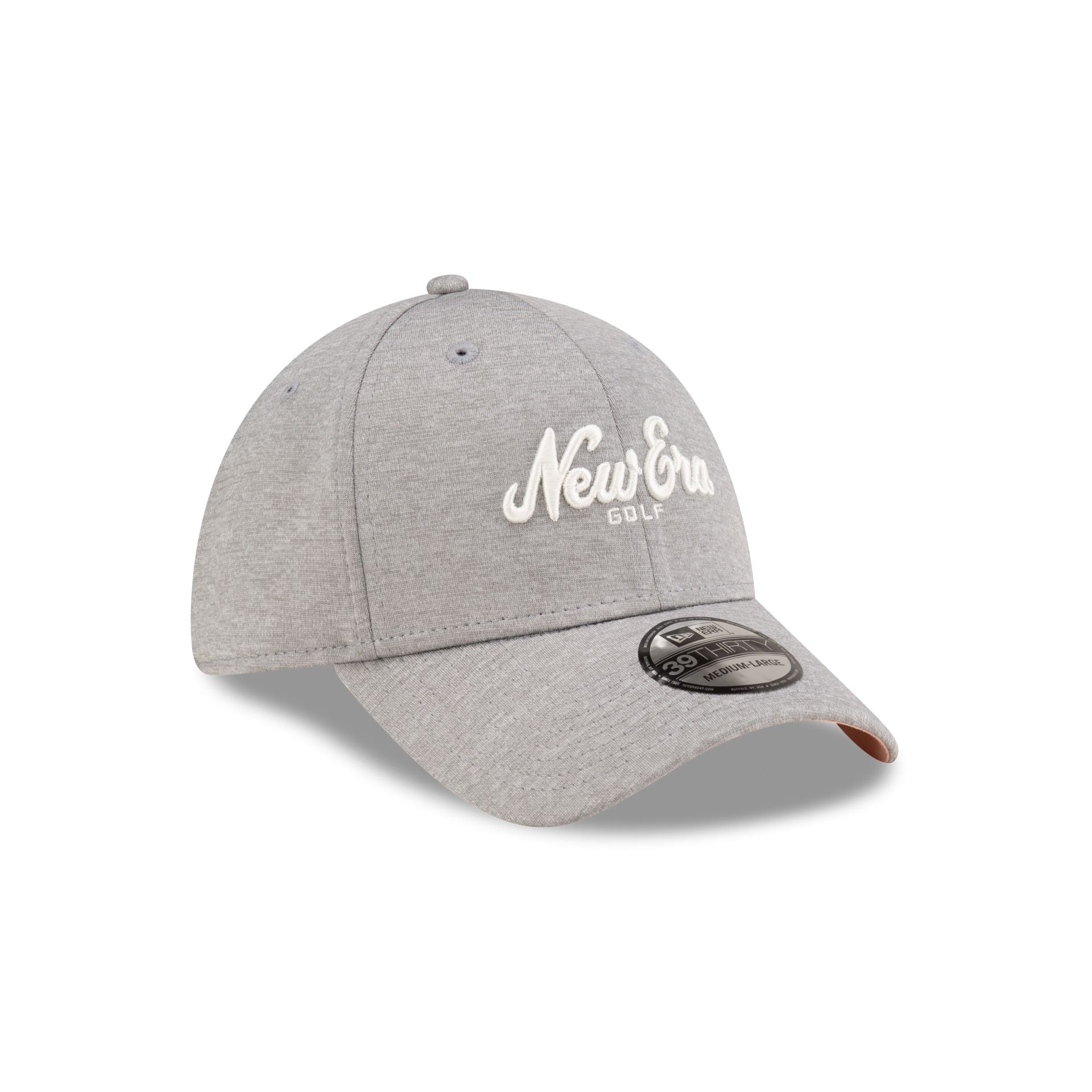 New Era Script Gray 39THIRTY Stretch Fit