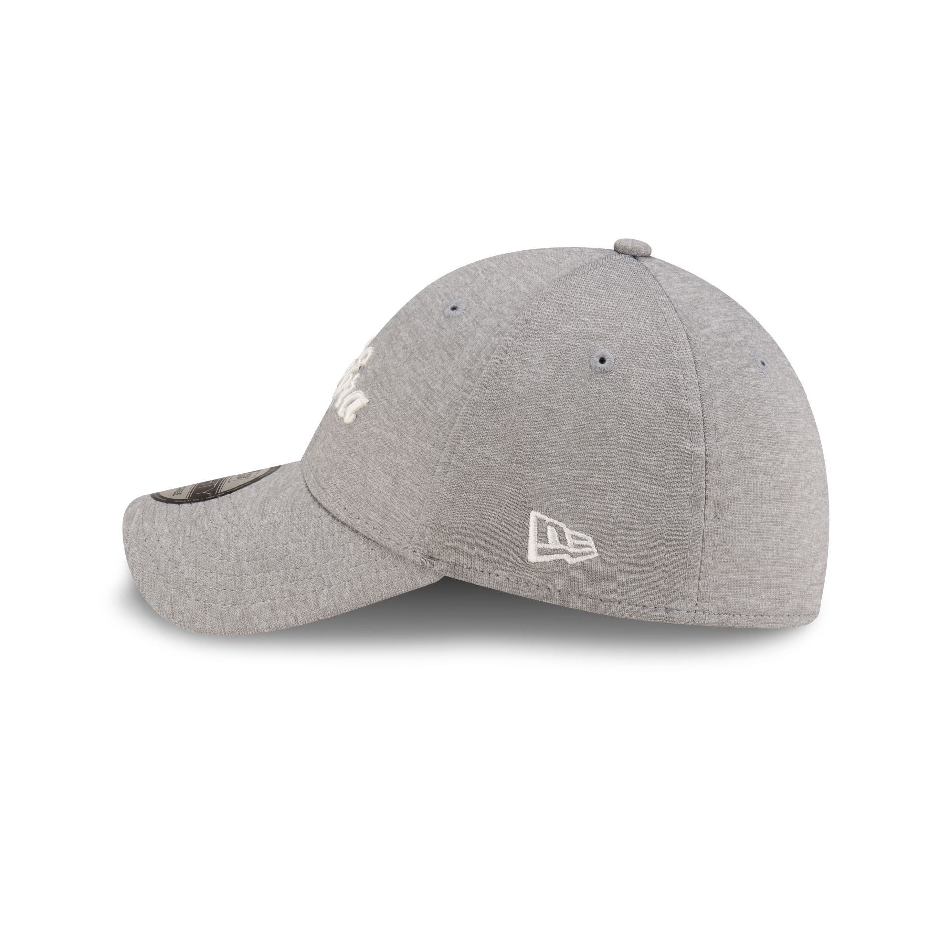 New Era Script Gray 39THIRTY Stretch Fit