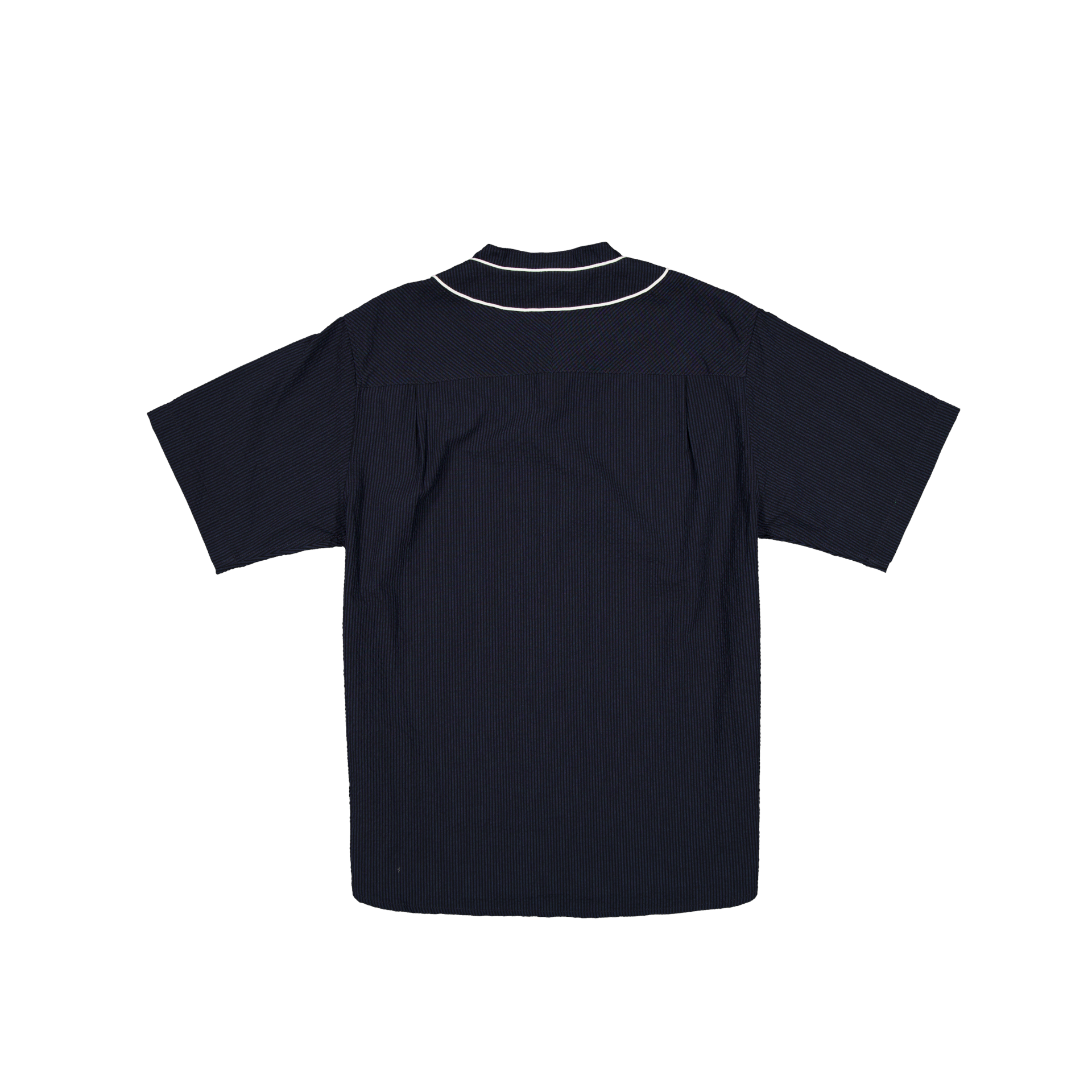 New Era Seersucker Throwback Baseball Navy Jersey